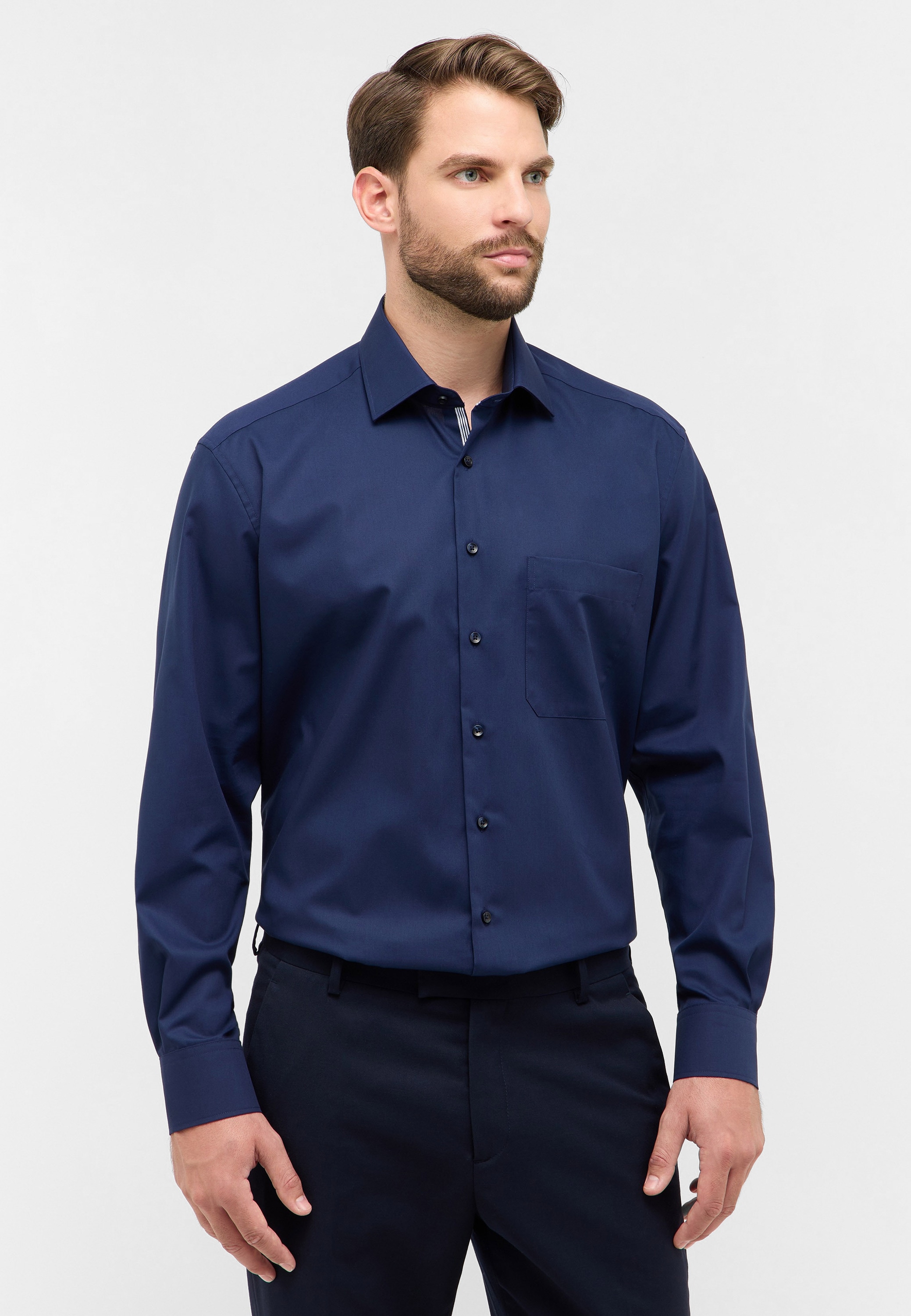 Eterna Langarmhemd "COMFORT FIT" NON IRON (bügelfrei) günstig online kaufen