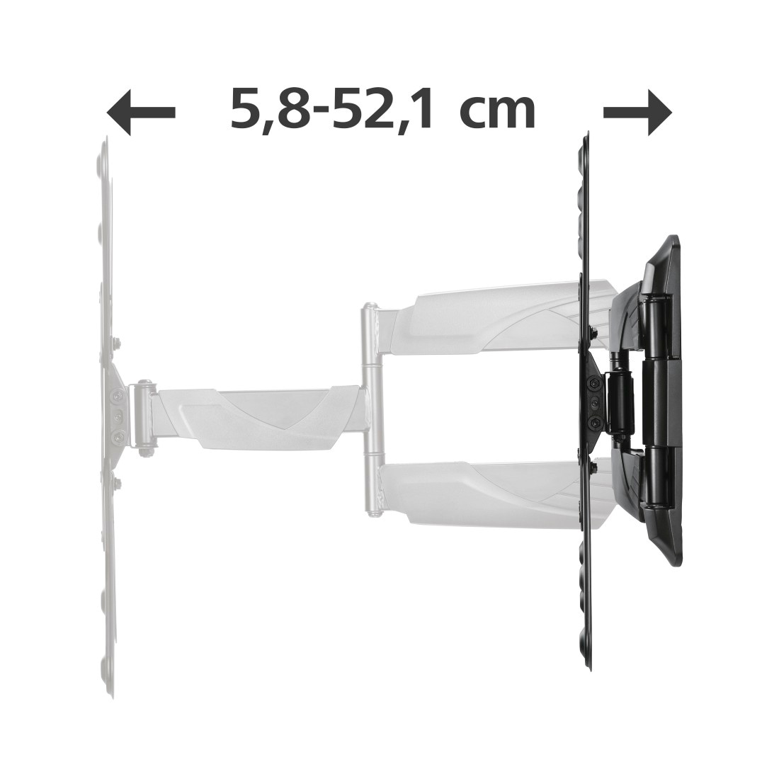 Hama TV-Wandhalterung »Wandhalterung (schwenkbar, neigbar, ausziehbar, 32"- 65", VESA400x400)«, bis 165 cm Zoll