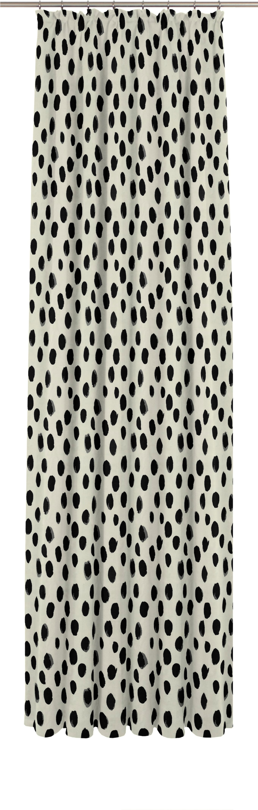 Adam Vorhang "Dots" Kräuselband 1 Stk. tlg. aus Leinen und Bio-Baumwolle günstig online kaufen