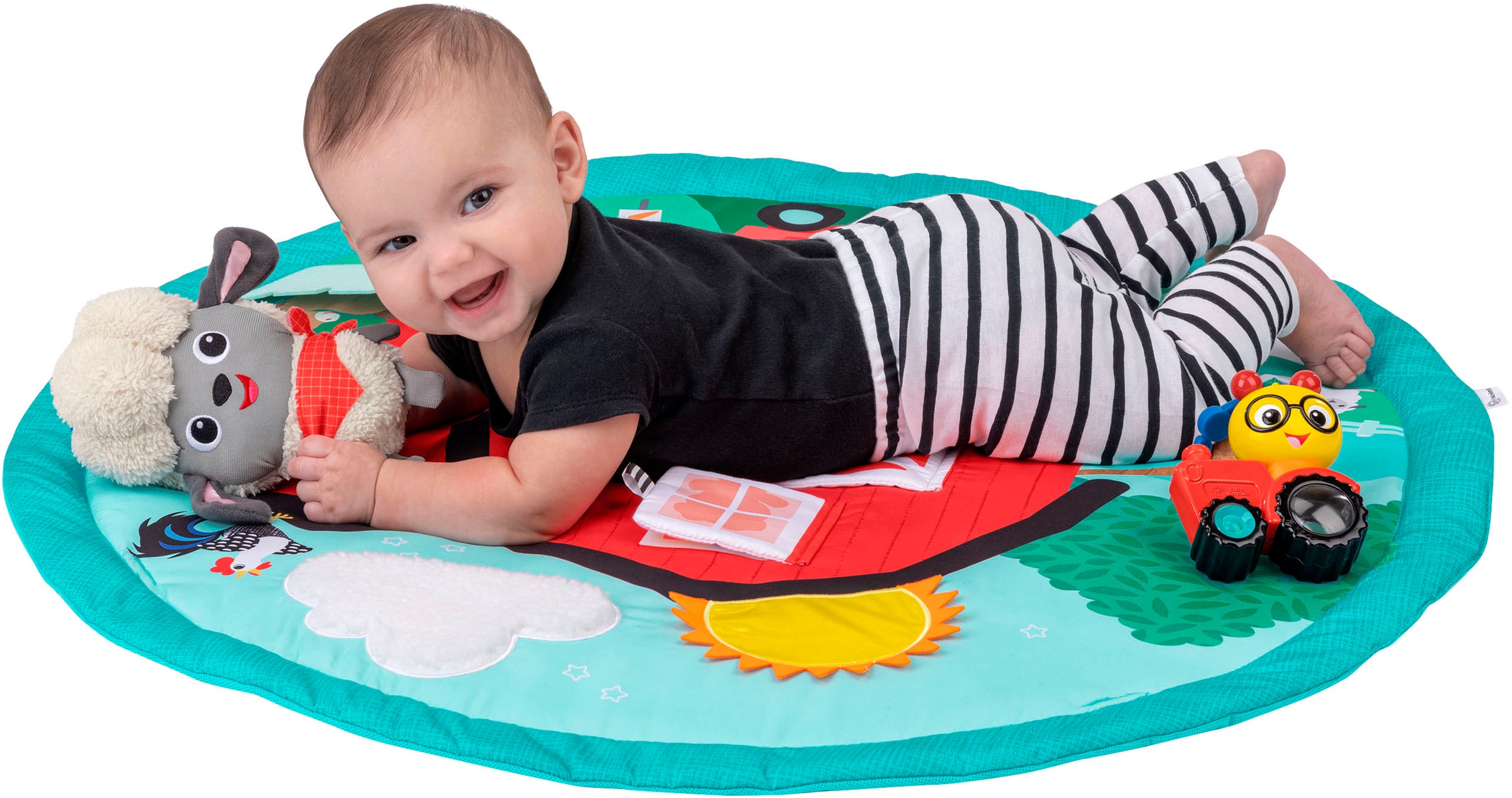 Baby Einstein Spielbogen »Happy Harvest Touch & Feel Activity Gym«, mit Soundeffekt