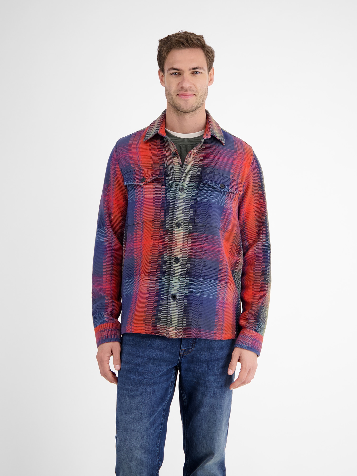 LERROS Karohemd "Hemdjacke im Holzfällerstil, robust, lässig, zeitlos" günstig online kaufen