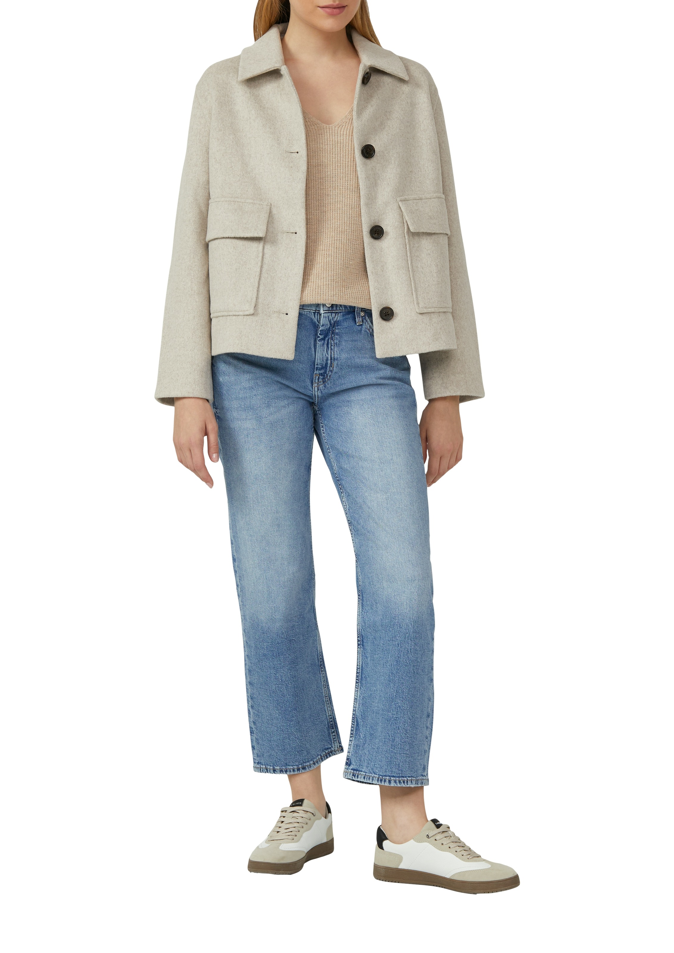 s.Oliver Strickpullover mit V-Ausschnitt günstig online kaufen