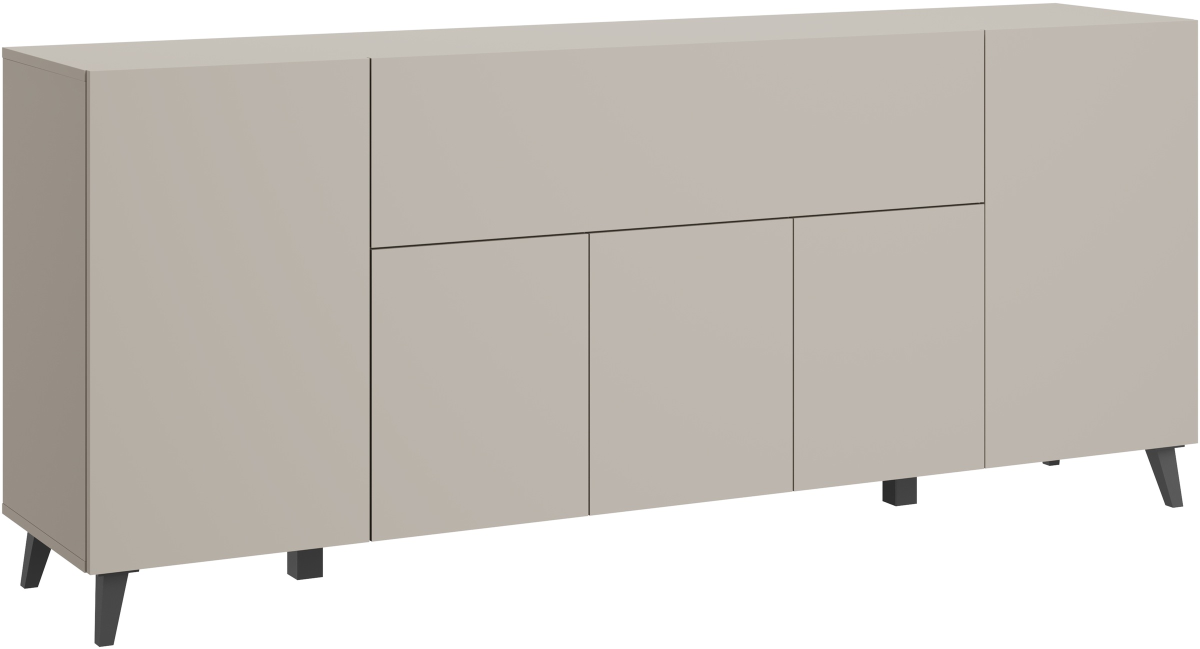 Home affaire Sideboard "SIDEBOARD PHUKET II, Stilvolle, grifflose kommode, günstig online kaufen