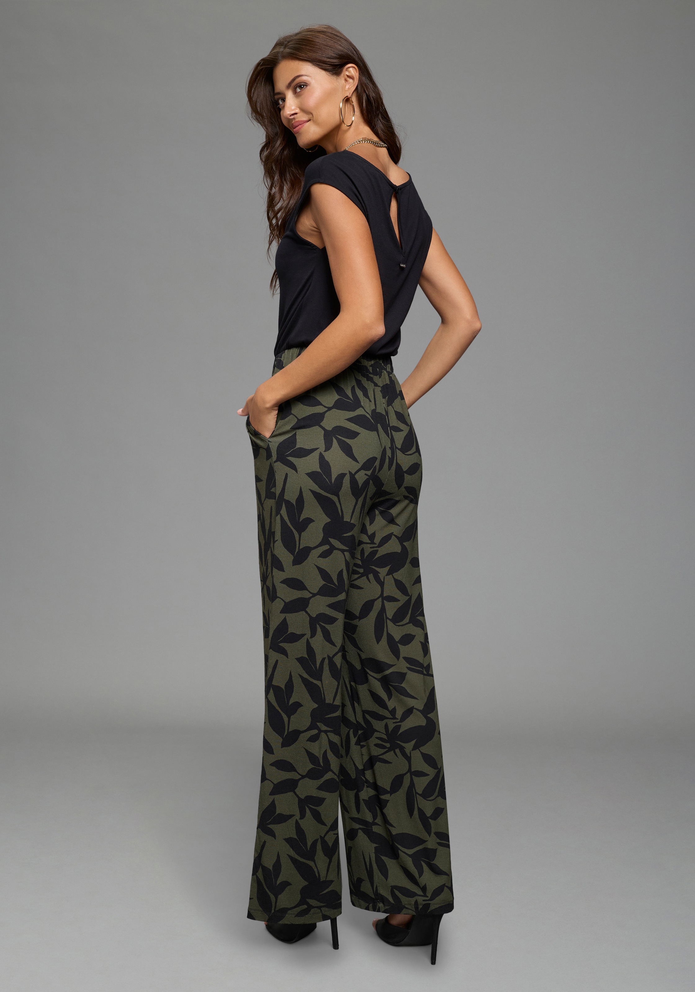 Laura Scott Jumpsuit für entspannte Casualmode, leichtes Material, Passform günstig online kaufen