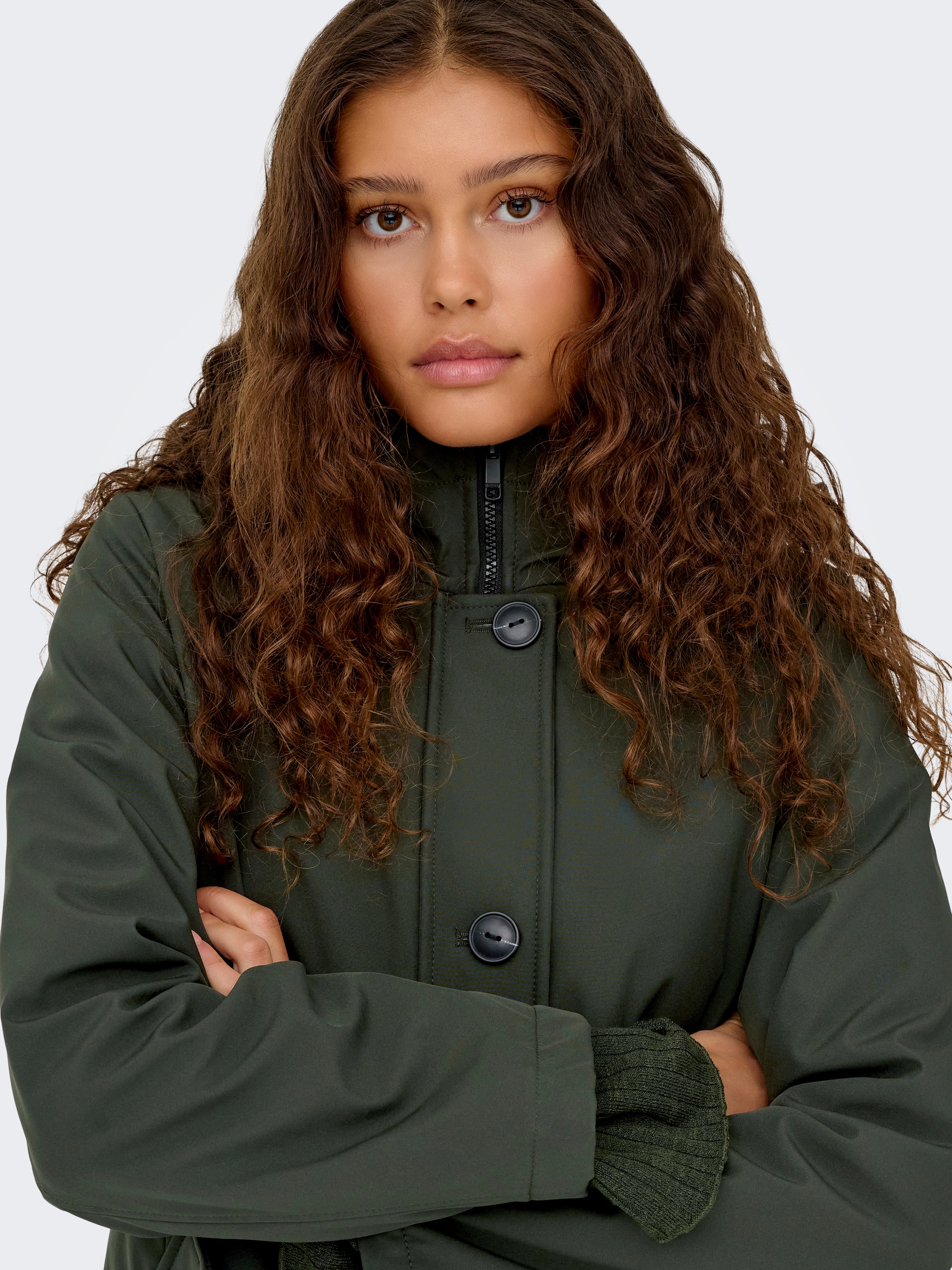 ONLY Parka »ONLOLIVIA LIFE PARKA COAT CS OTW« mit Kapuze