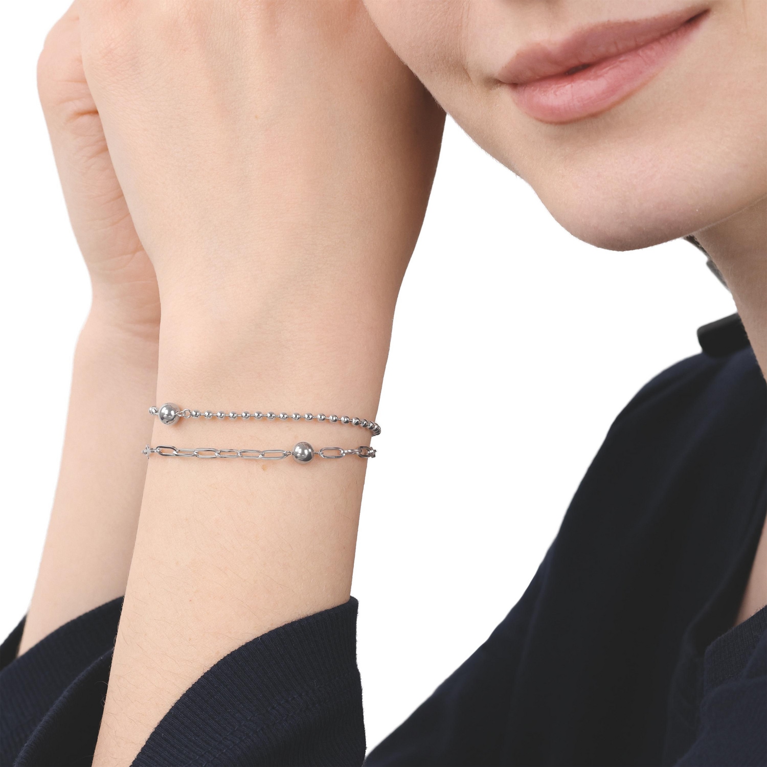 TOM TAILOR Armband »Schmuck Geschenk Edelstahl Kugeln«