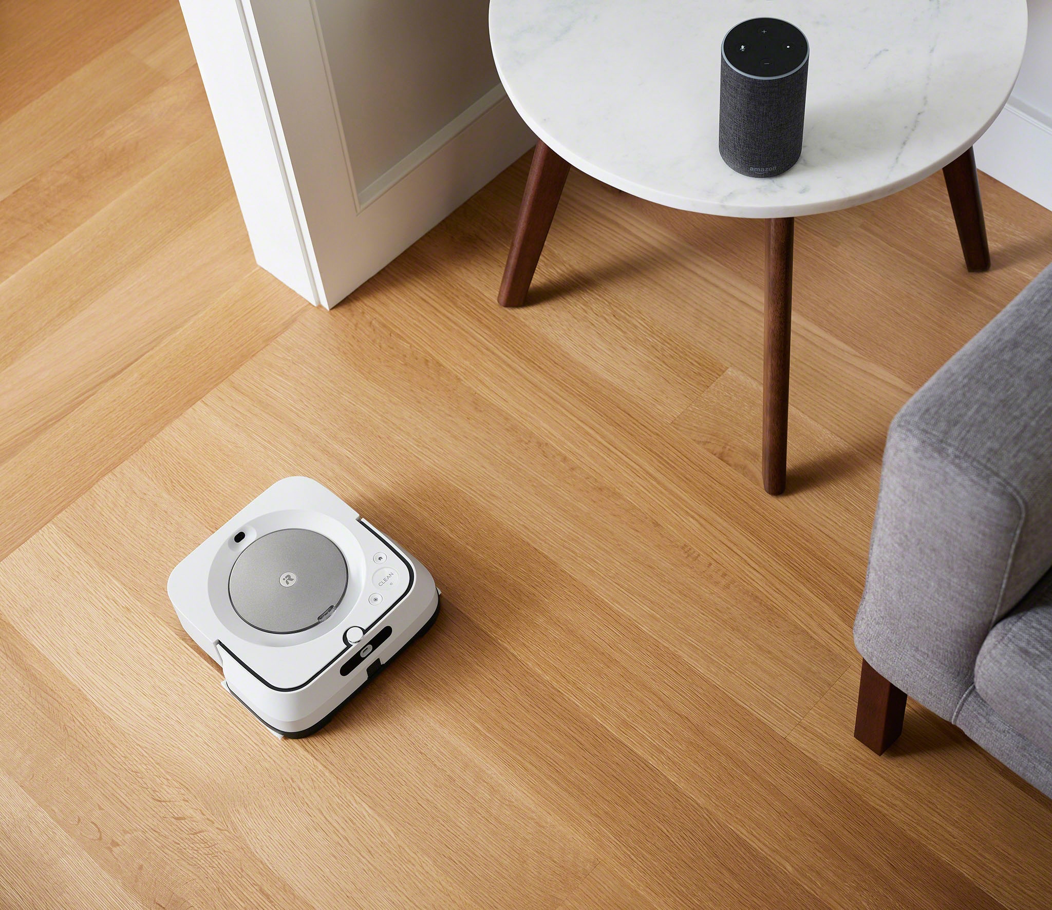 iRobot Wischroboter »Braava jet m6 (m6138)«, App-/Sprachsteuerung, Nasswischen und Trockenfegen, Kartierung