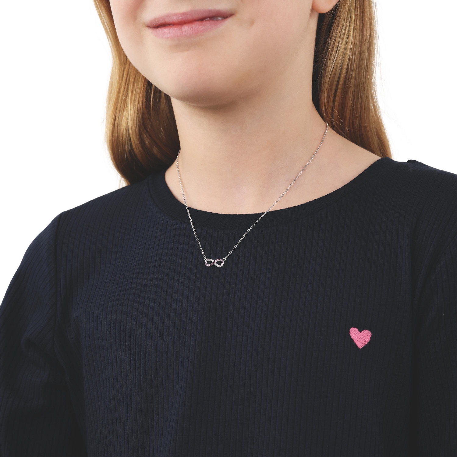 TOM TAILOR Kette mit Anhänger »Schmuck Geschenk Silber 925 Infinity Unendlichkeitsschleife« mit Zirkonia (synth.)