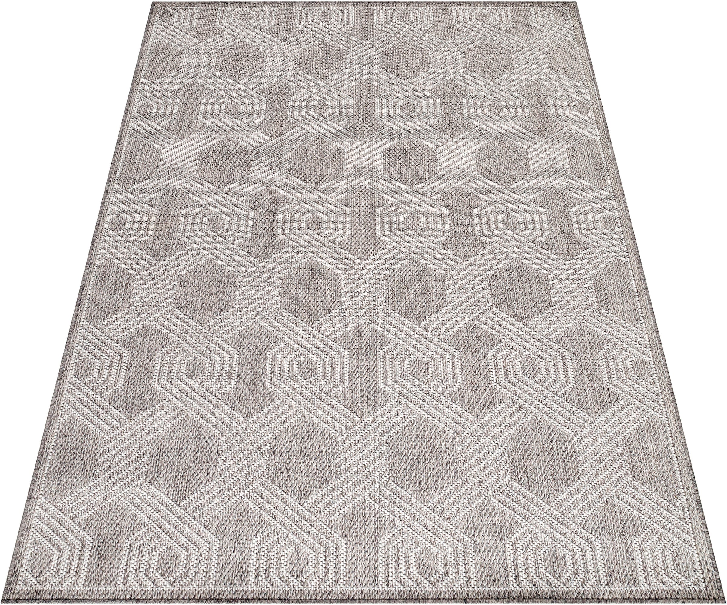 Ayyildiz Teppiche Teppich »ARUBA 4904«, rechteckig, Pflegeleicht, Modern, In- und Outdoor geeignet