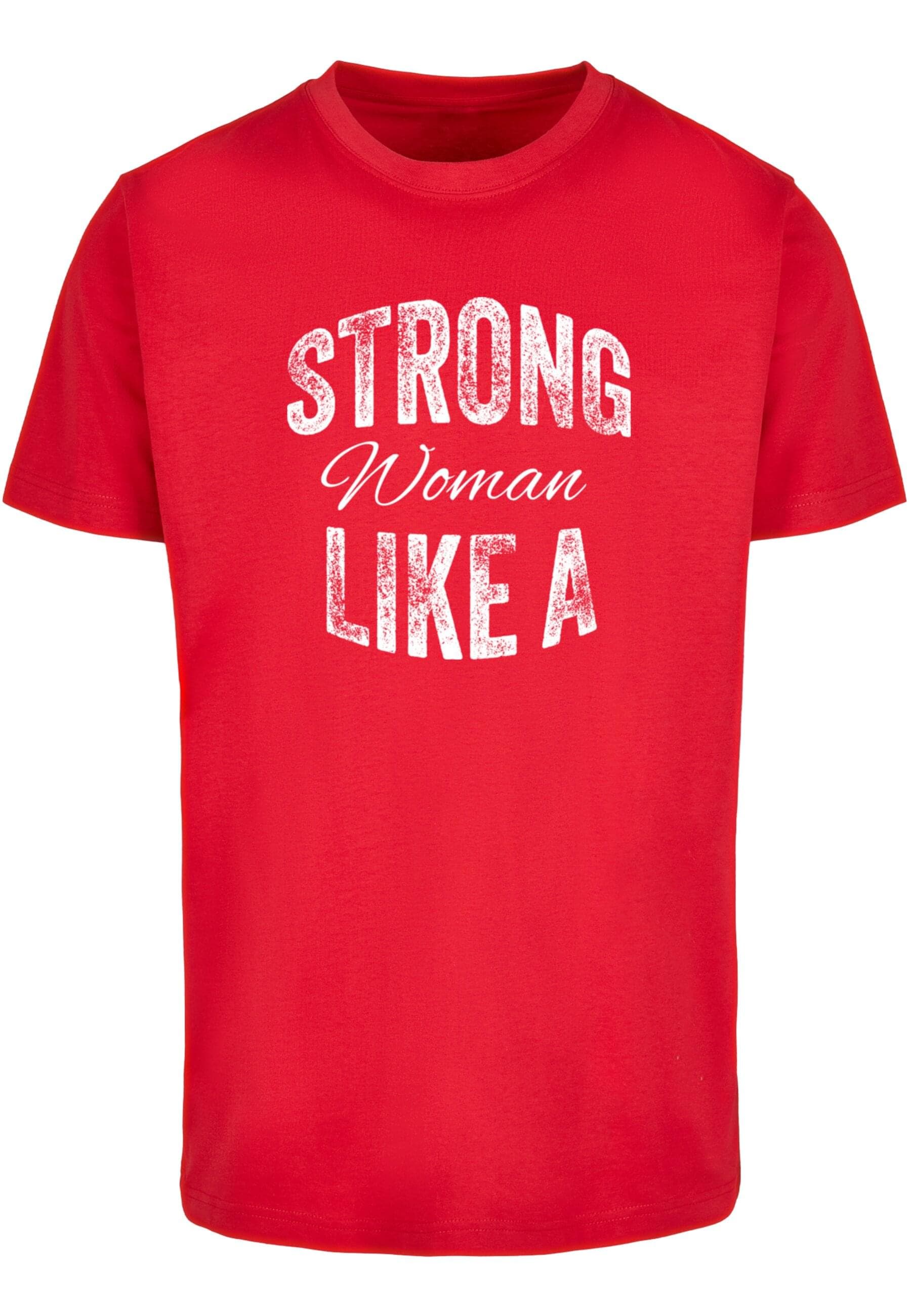 Merchcode T-Shirt "Merchcode Unisex Strong WD - Like A Woman T-Shirt Round günstig online kaufen