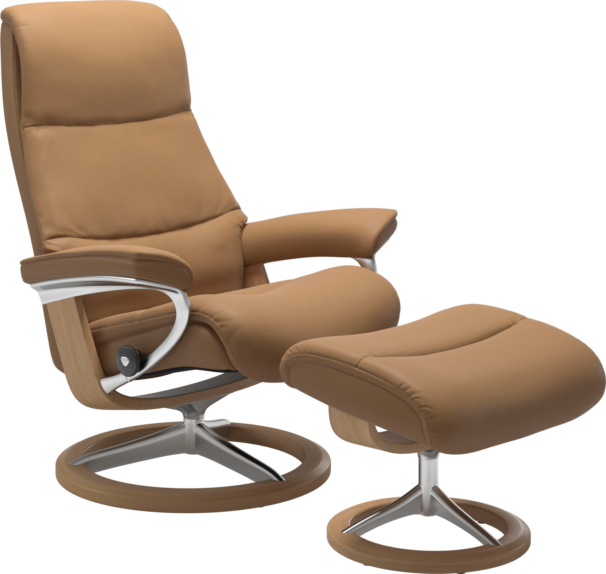 Stressless Fußhocker "View", mit Signature Base,Gestell Eiche