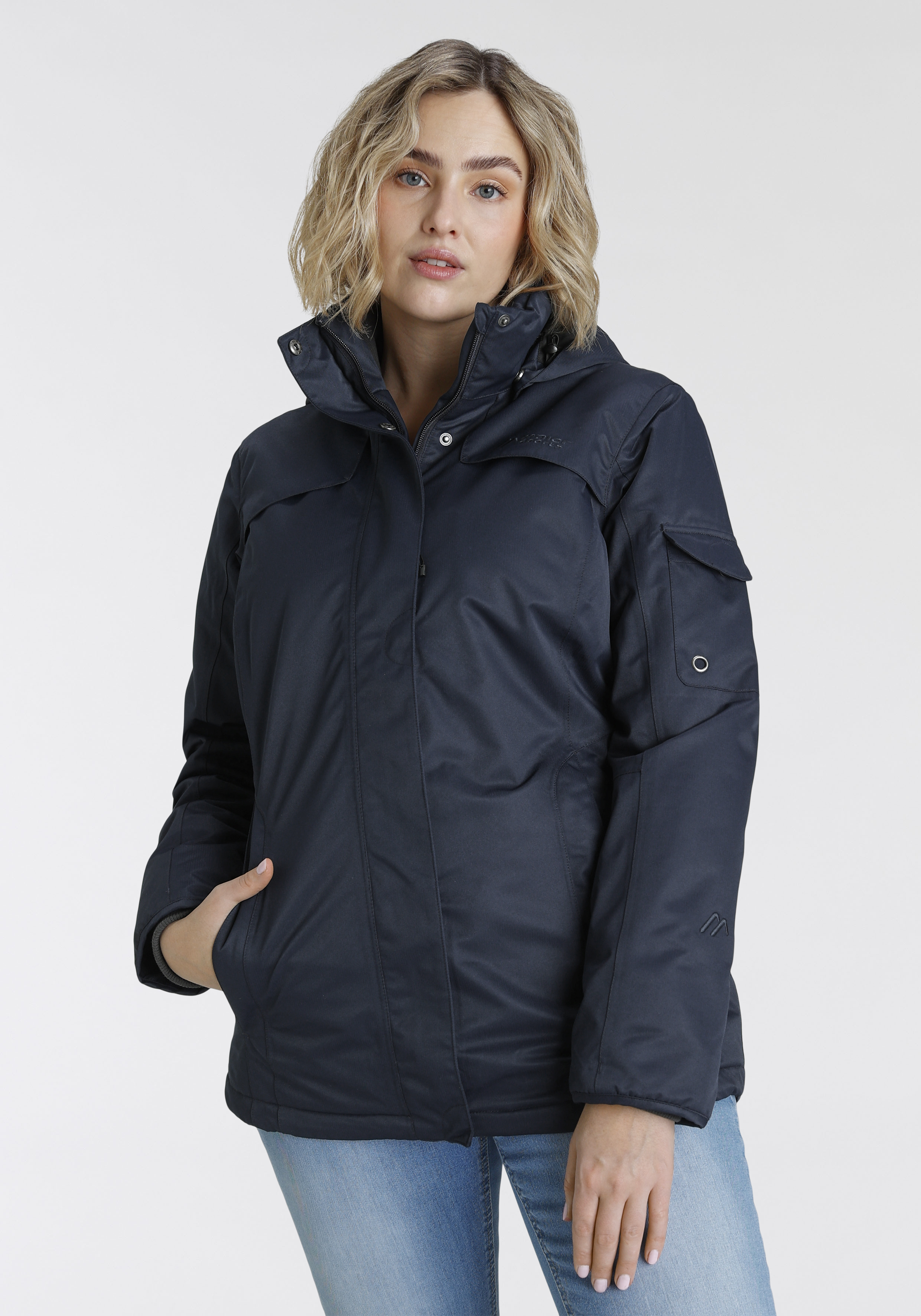 Winterjacke, mit Kapuze, Wasserdicht & Winddicht & Atmungsaktiv