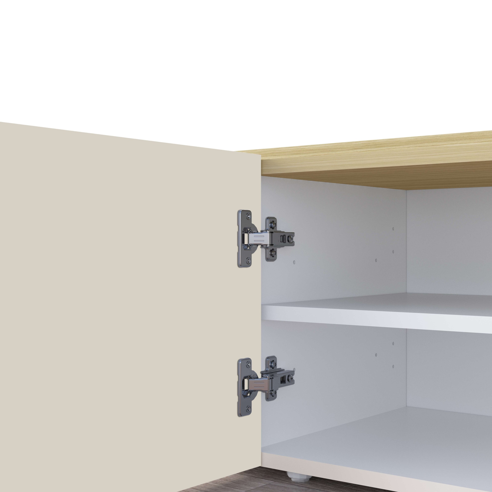 OTTO home Highboard »Highboard ALTEA, Kommode, Schrank, Kredenz« 1 Stk. tlg. Mit 3 Drehtüren, 6 Innenfächern, B.112,5 cm