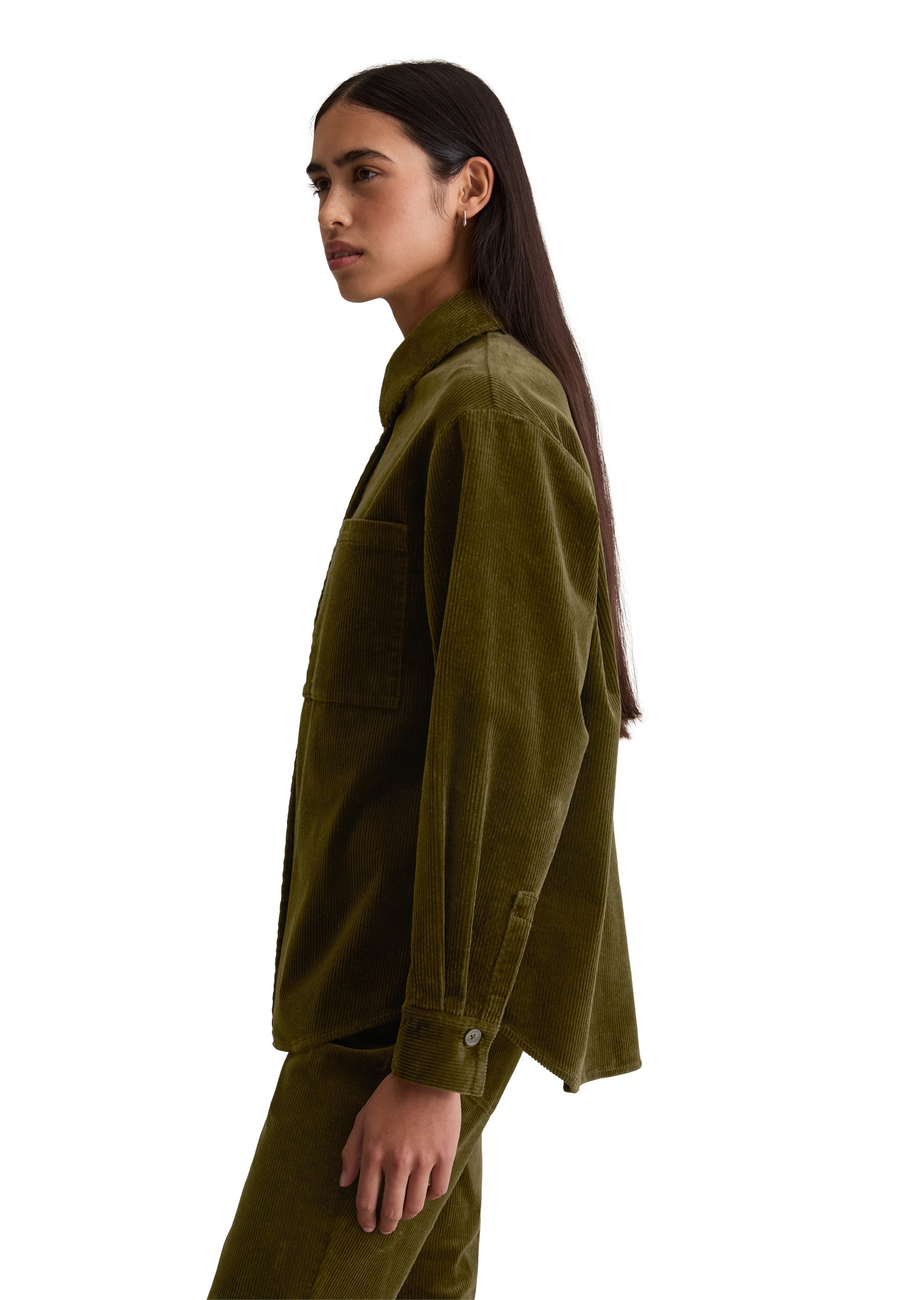 Marc OPolo DENIM Langarmbluse "aus mittelschwerem Cord-Stretch" günstig online kaufen