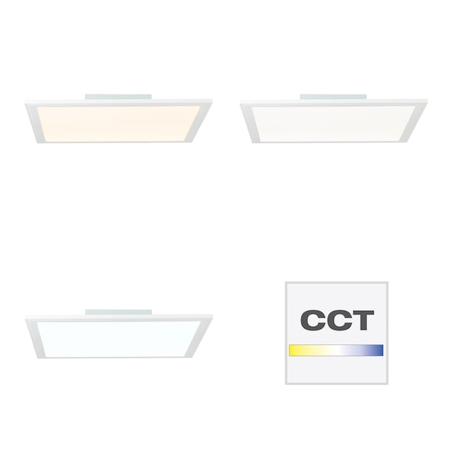 Brilliant LED Panel »Atira«, 45 x 45 cm, 2400 lm, 2700-6500 K, Tuya, RGB,  dimmbar, CCT, weiß | BAUR