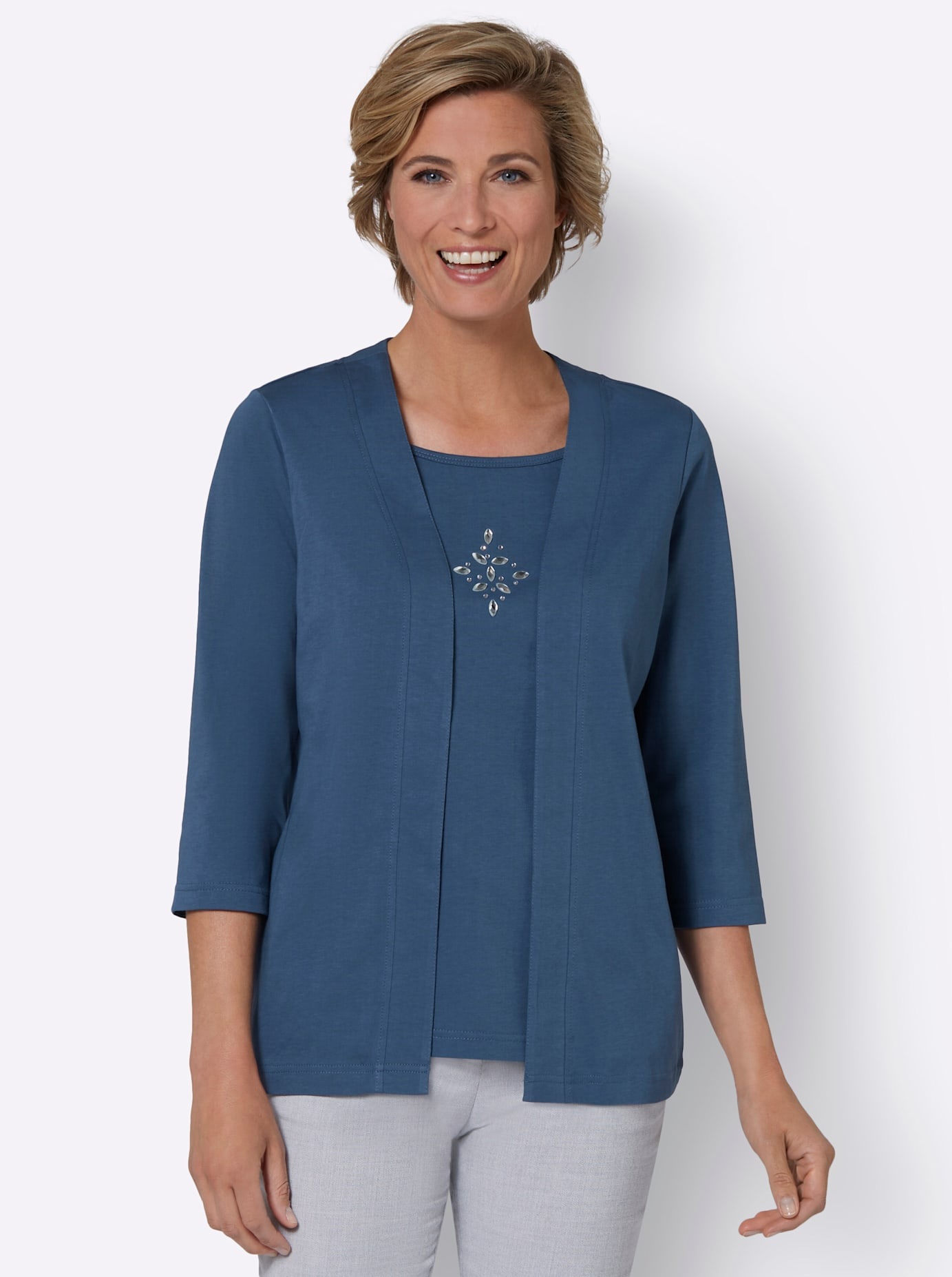 Classic Basics 2-in-1-Shirt "2-in-1-Shirt" 1 Stk. tlg. günstig online kaufen