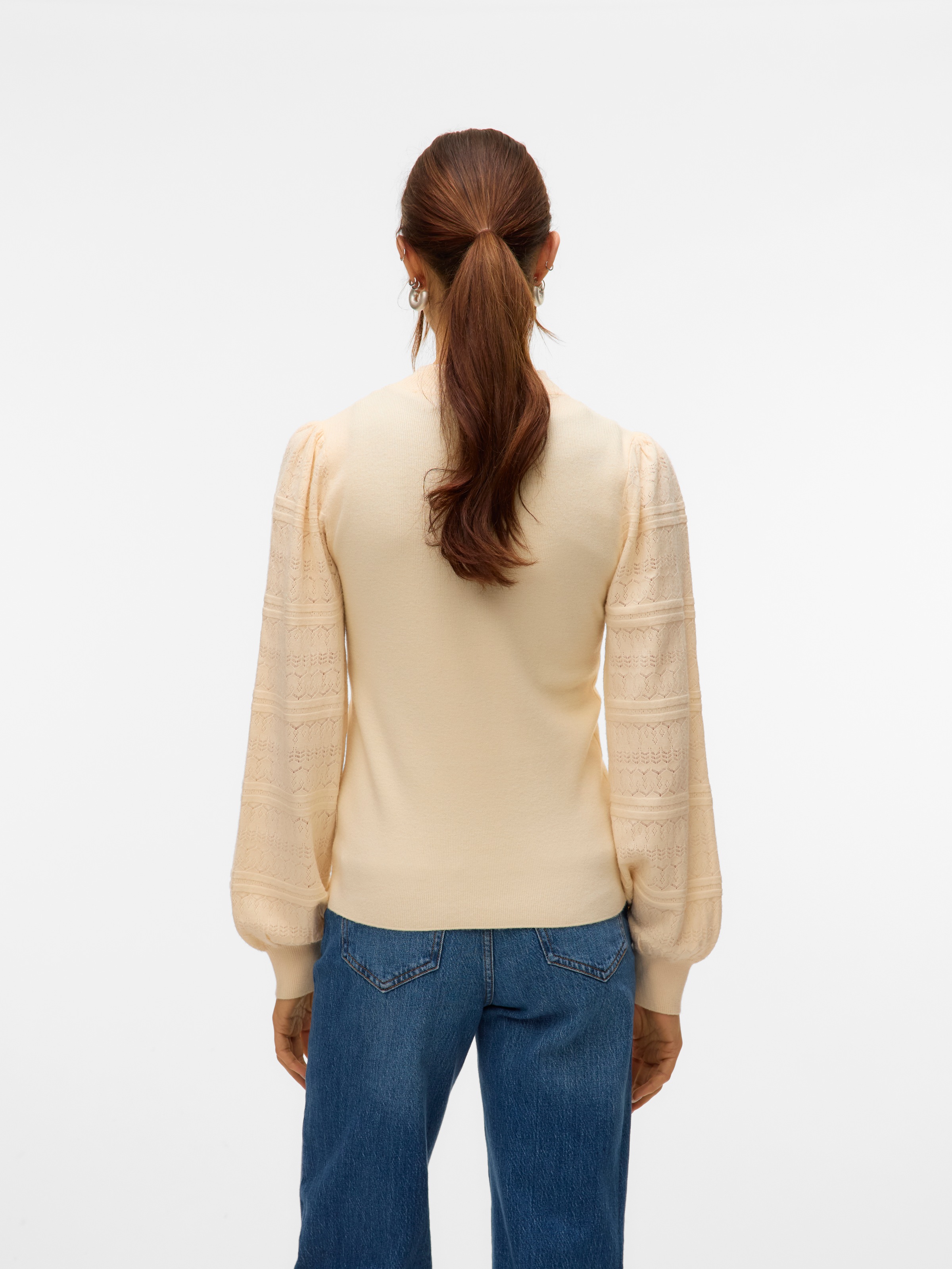 Thumbnail - Vero Moda Strickpullover "VMNEWLIMONE LS HIGHNECK PULLOVER BOO"