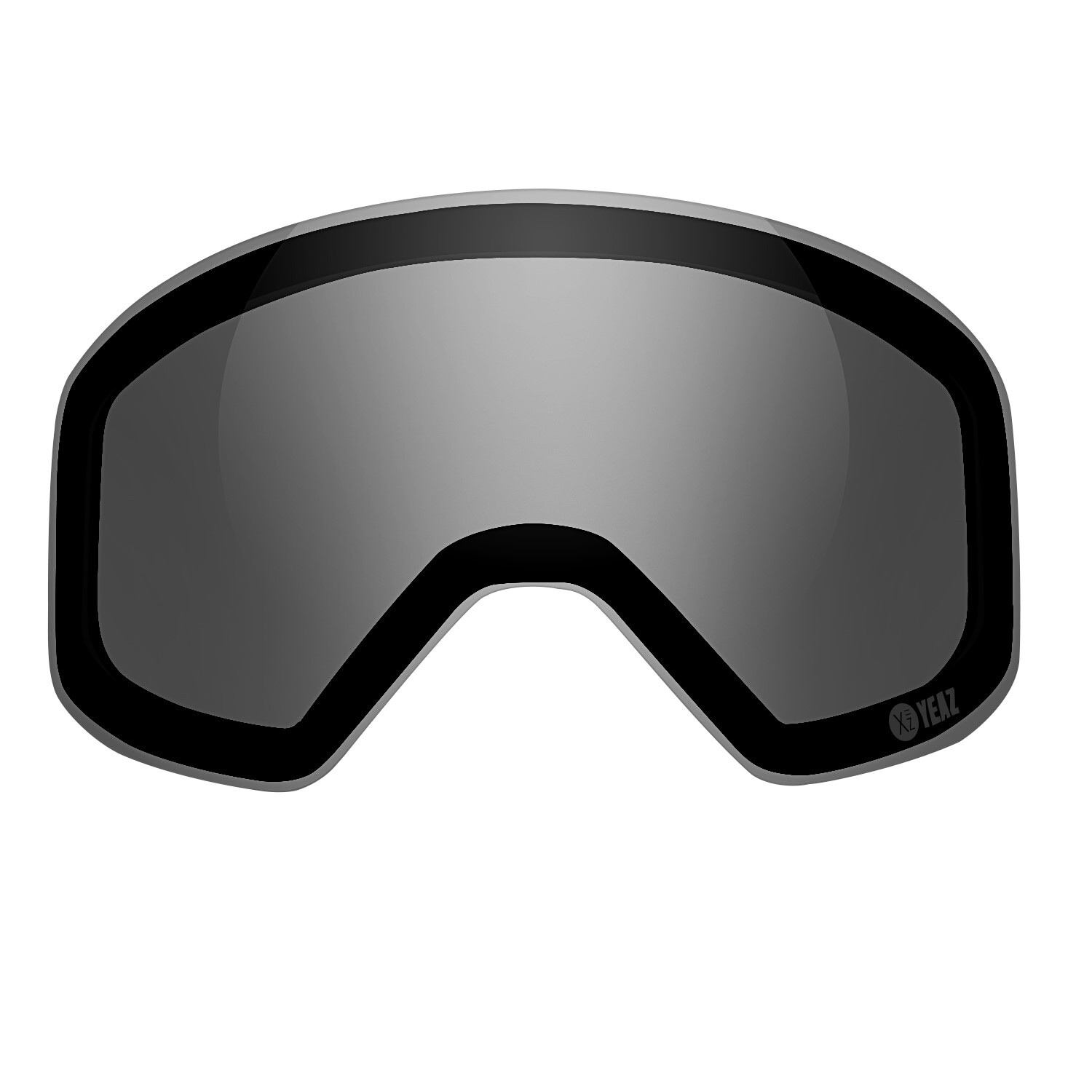 YEAZ Snowboardbrille "polarisiertes magnetisches Wechselglas APEX", schwarz, Sportbrillen