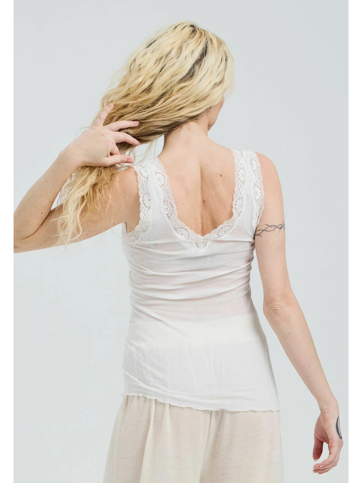 Thumbnail - Seamless Basic Funktionstop "Seamless Basic Top Cotton Lacey"