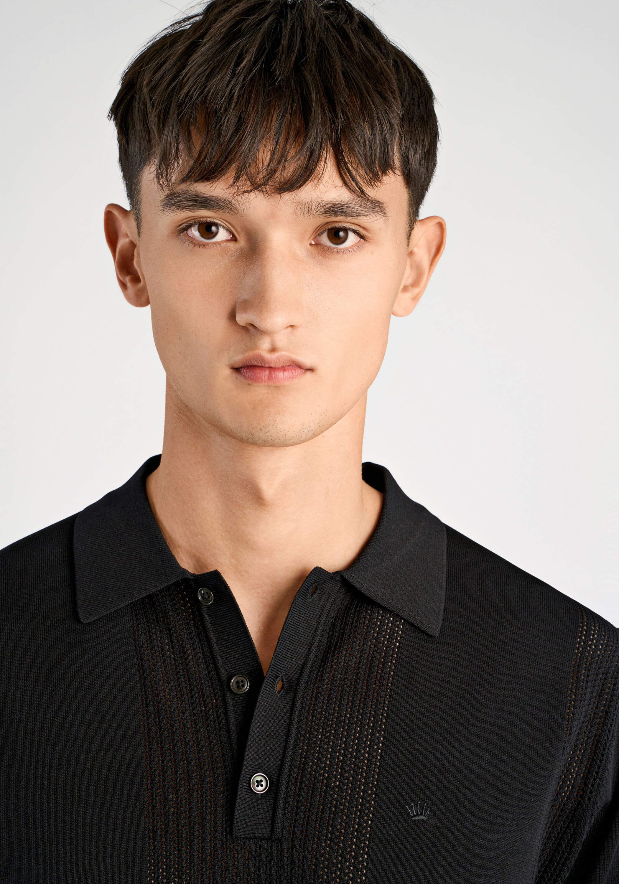 JUNK de LUXE Kurzarmpullover »Poloshirt Relaxed Fit«