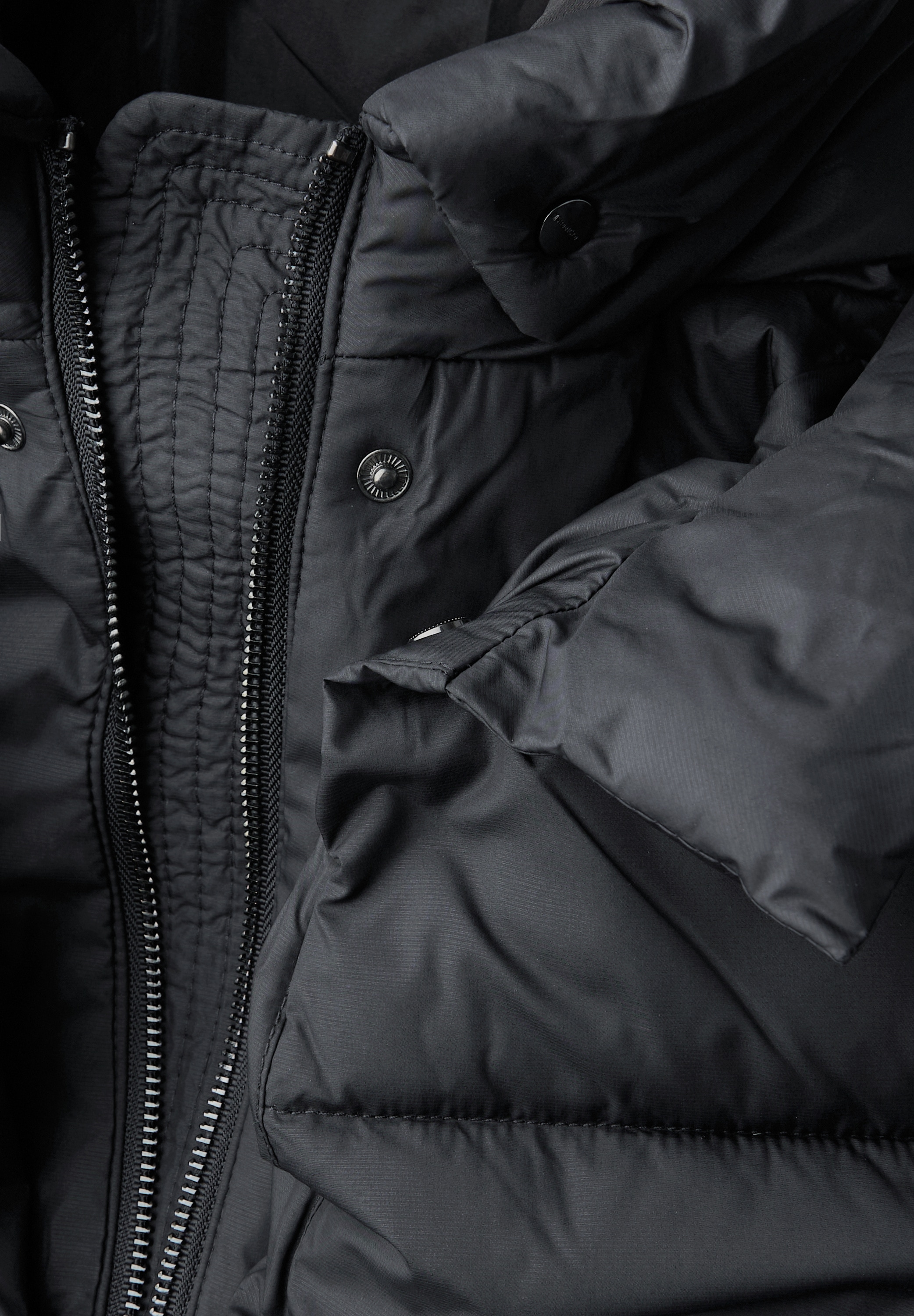 STREET ONE Winterjacke ohne Kapuze in Unifarbe