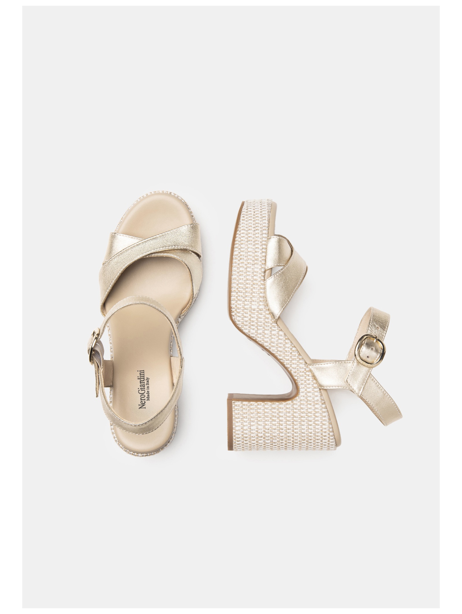 Nero Giardini High-Heel-Sandalette »Nero Giardini Sandalen Leder«