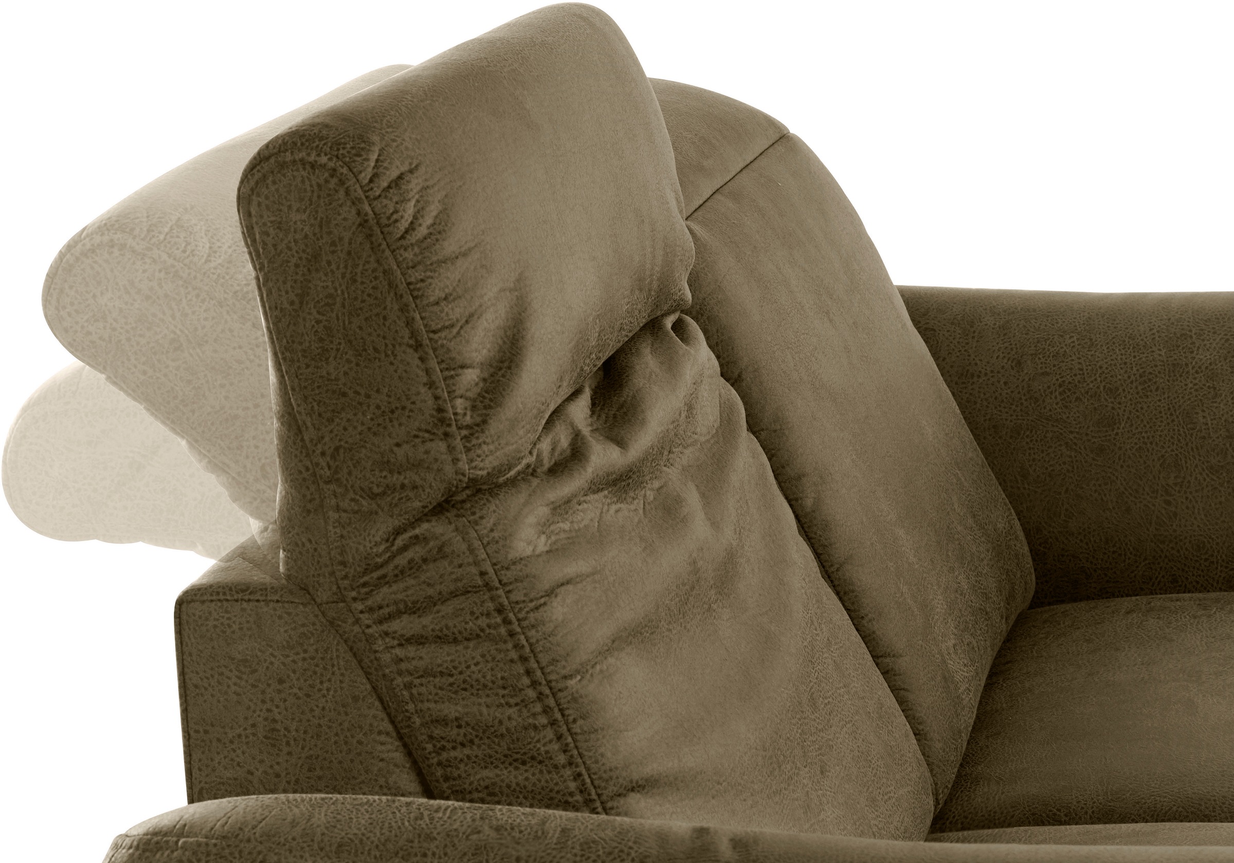 sit&more 2,5-Sitzer »Darwin«, inklusive Federkern, wahlweise mit Kopfteilverstellung