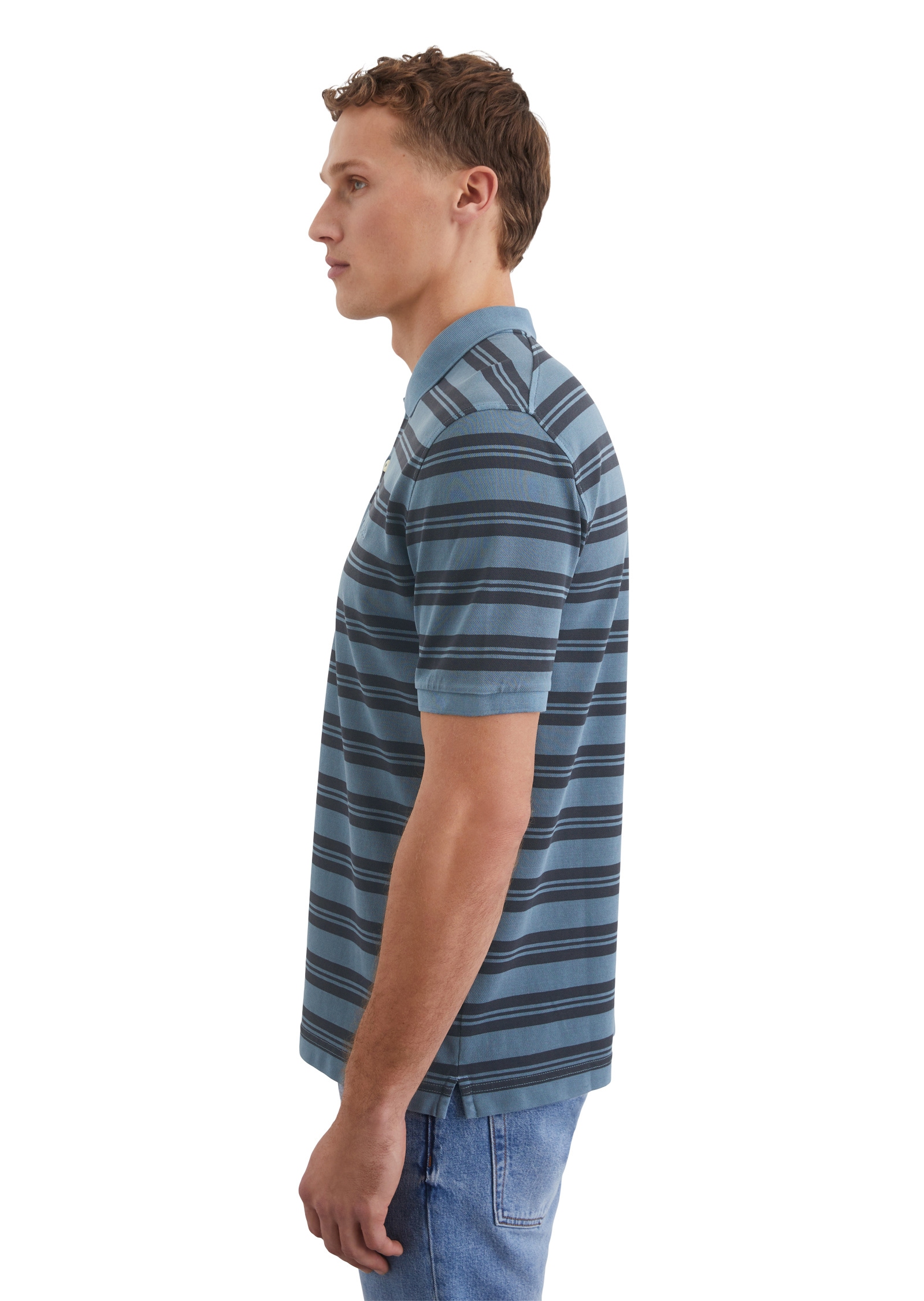 Marc O'Polo Poloshirt »aus Bio-Baumwoll-Piqué«