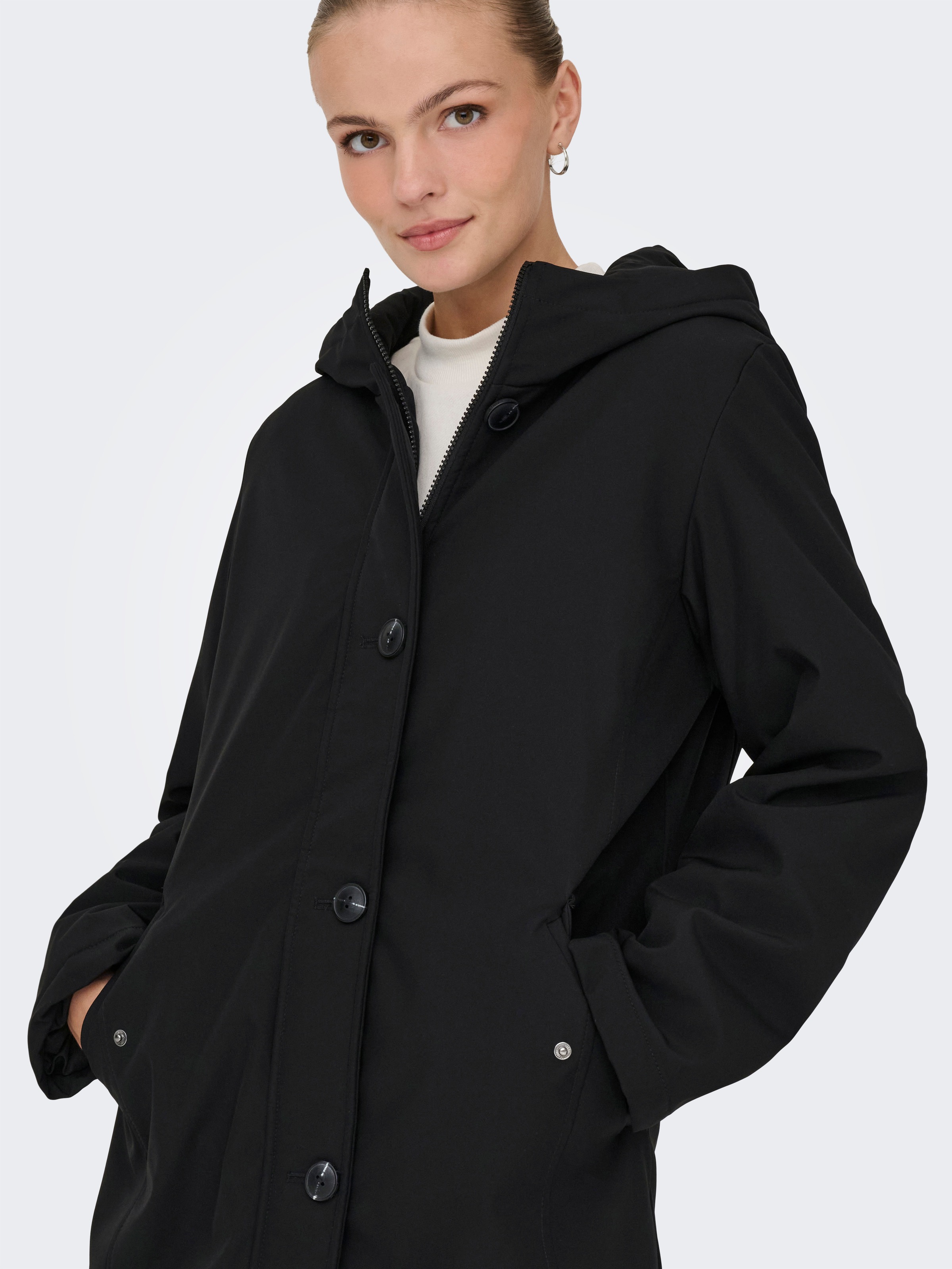 ONLY Parka "ONLOLIVIA LIFE PARKA COAT CS OTW" mit Kapuze günstig online kaufen