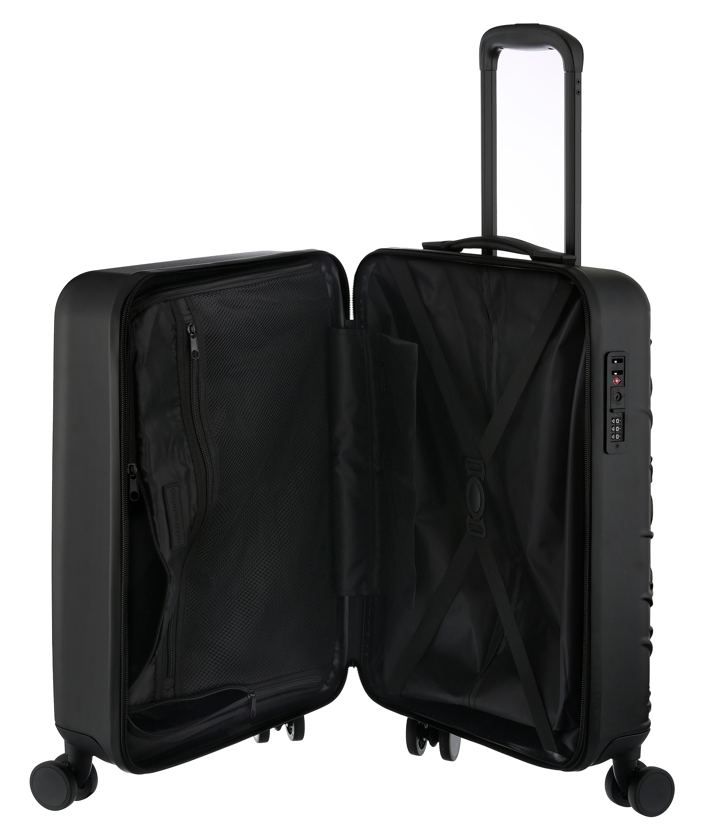 VALENTINO BAGS Koffer »MARS, 54 cm«, 4 Rollen, Handgepäck-Trolley Reisgepäck
