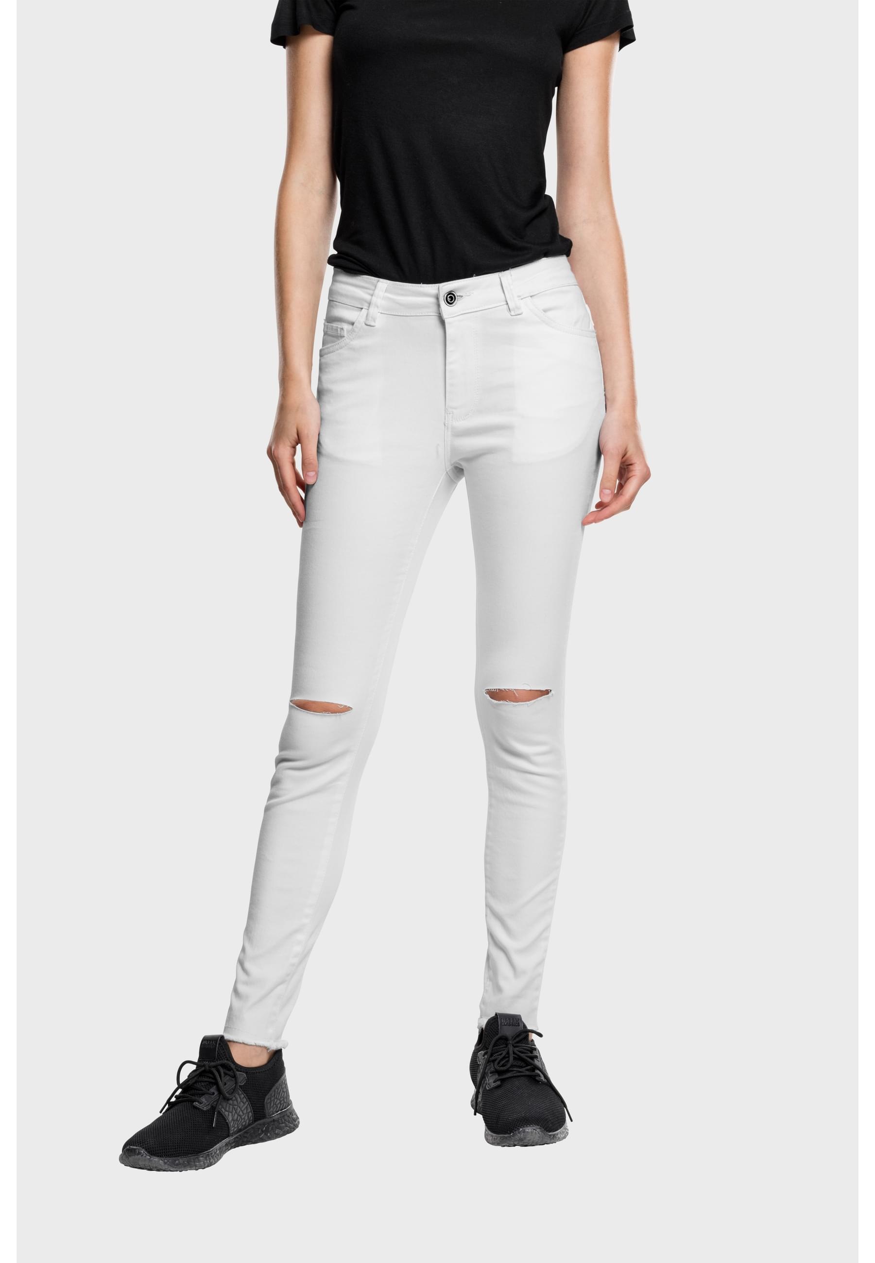URBAN CLASSICS Stoffhose »Urban Classics Damen Ladies Cut Knee Pants«