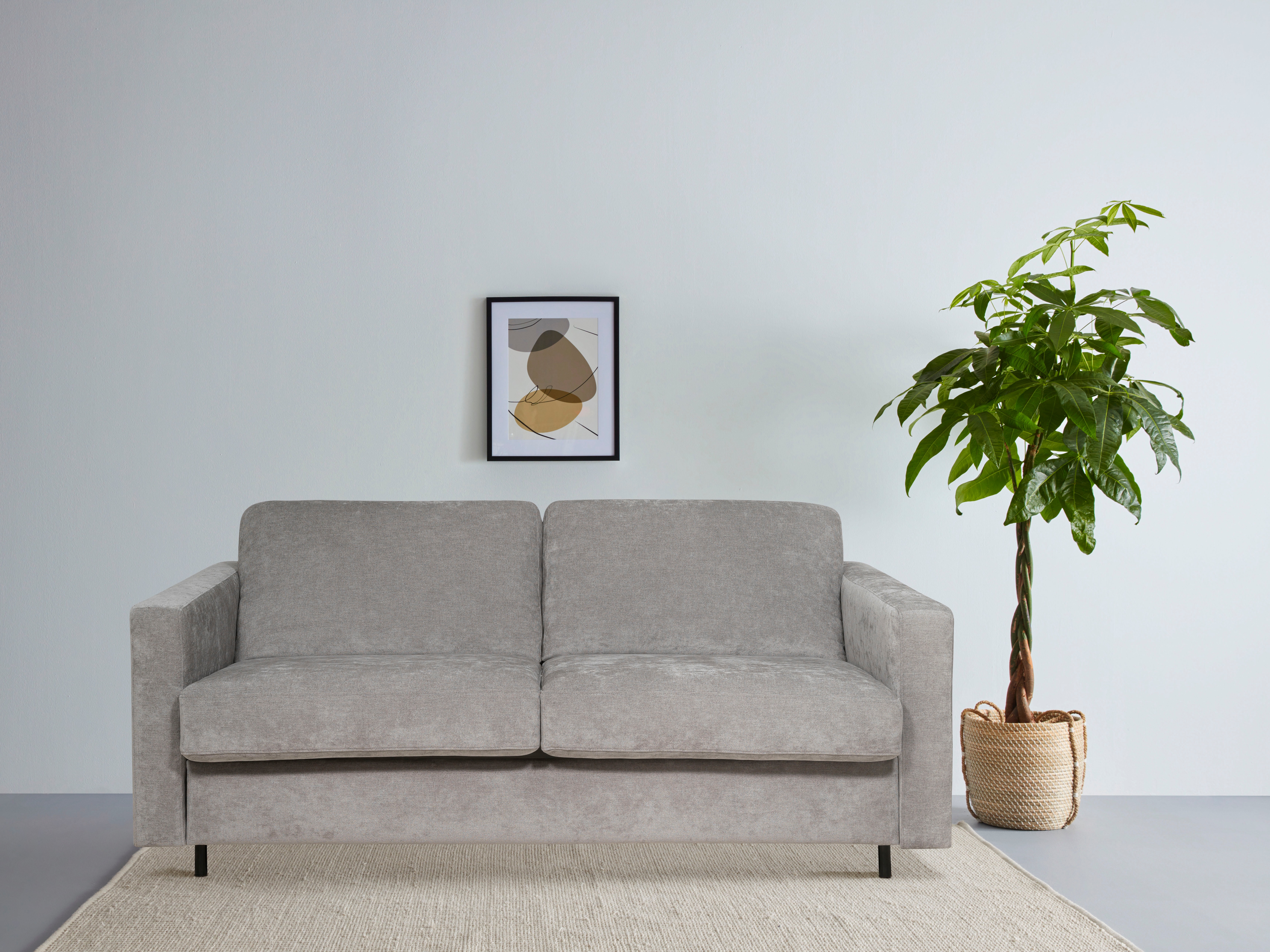 OTTO home Schlafsofa "Virming" Dauerschlaf-Funktion mit Unterfederung und Matratze