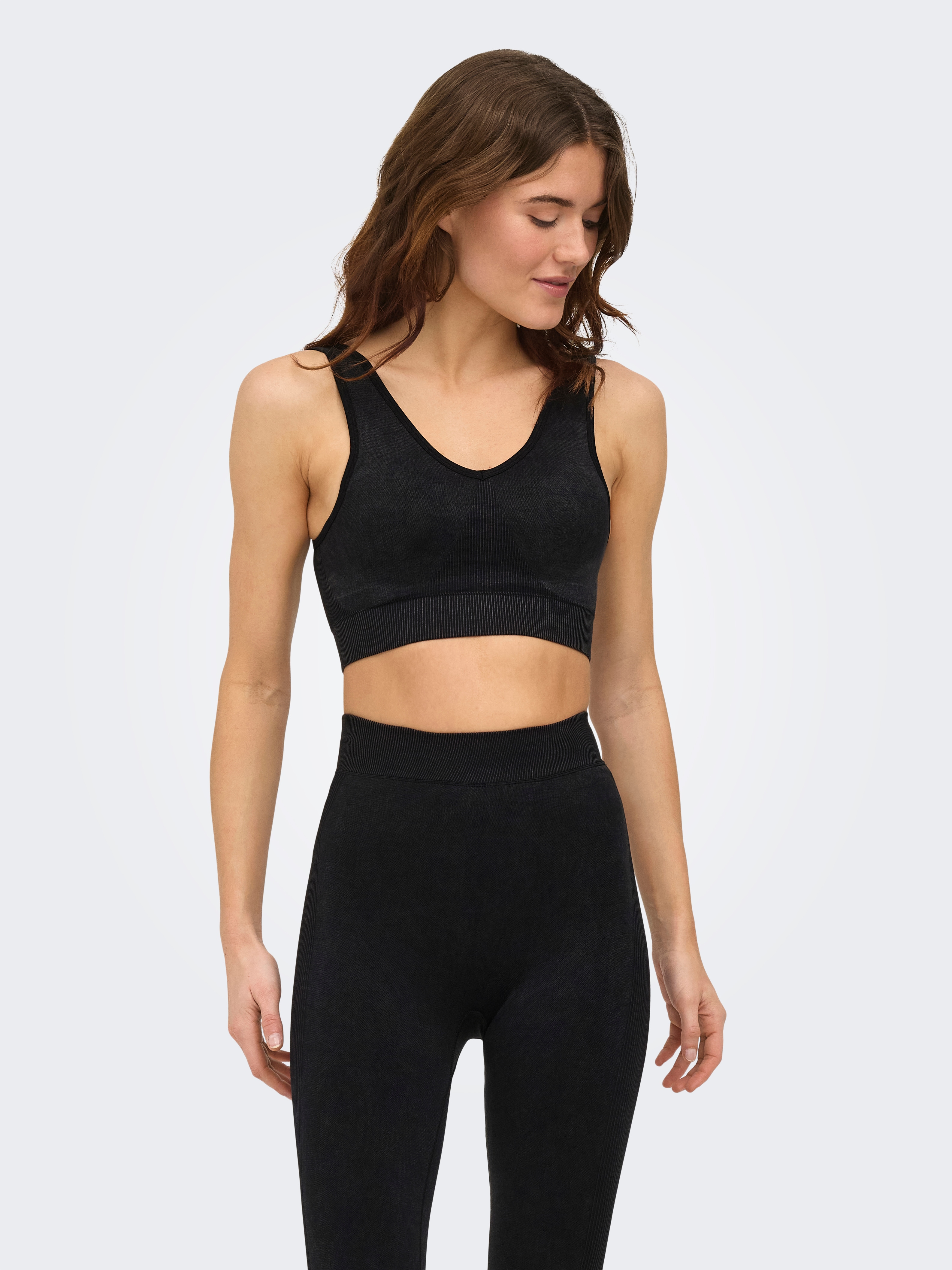 ONLY Play "ONPEDDA-2 SEAM BRA NOOS" Regular Fit, aus Polyamid und Elasthan, atmungsaktiv, ohne Verschluss