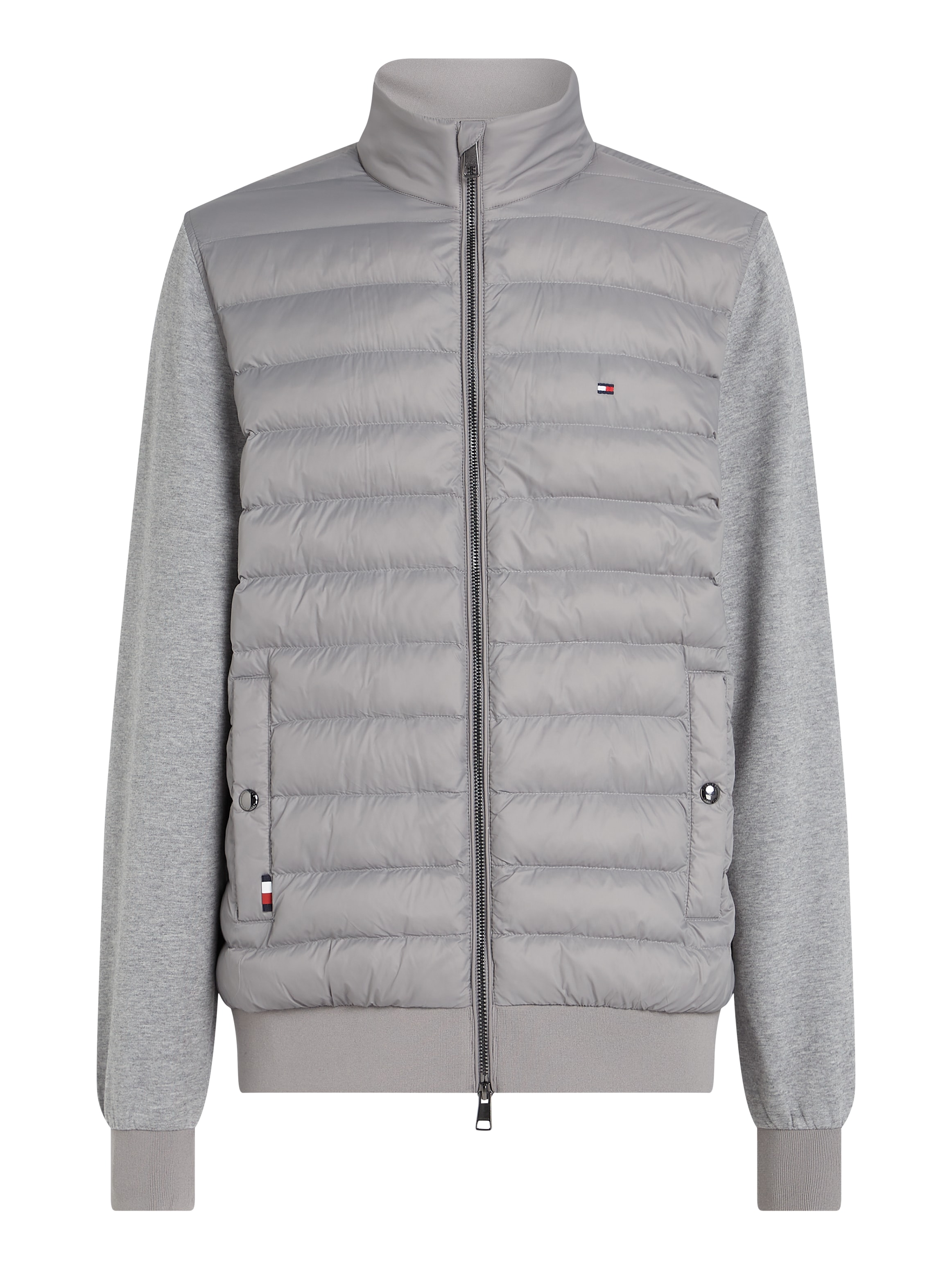 Tommy Hilfiger Sweatjacke »MIX MEDIA STAND CLLR«, mit Steppung