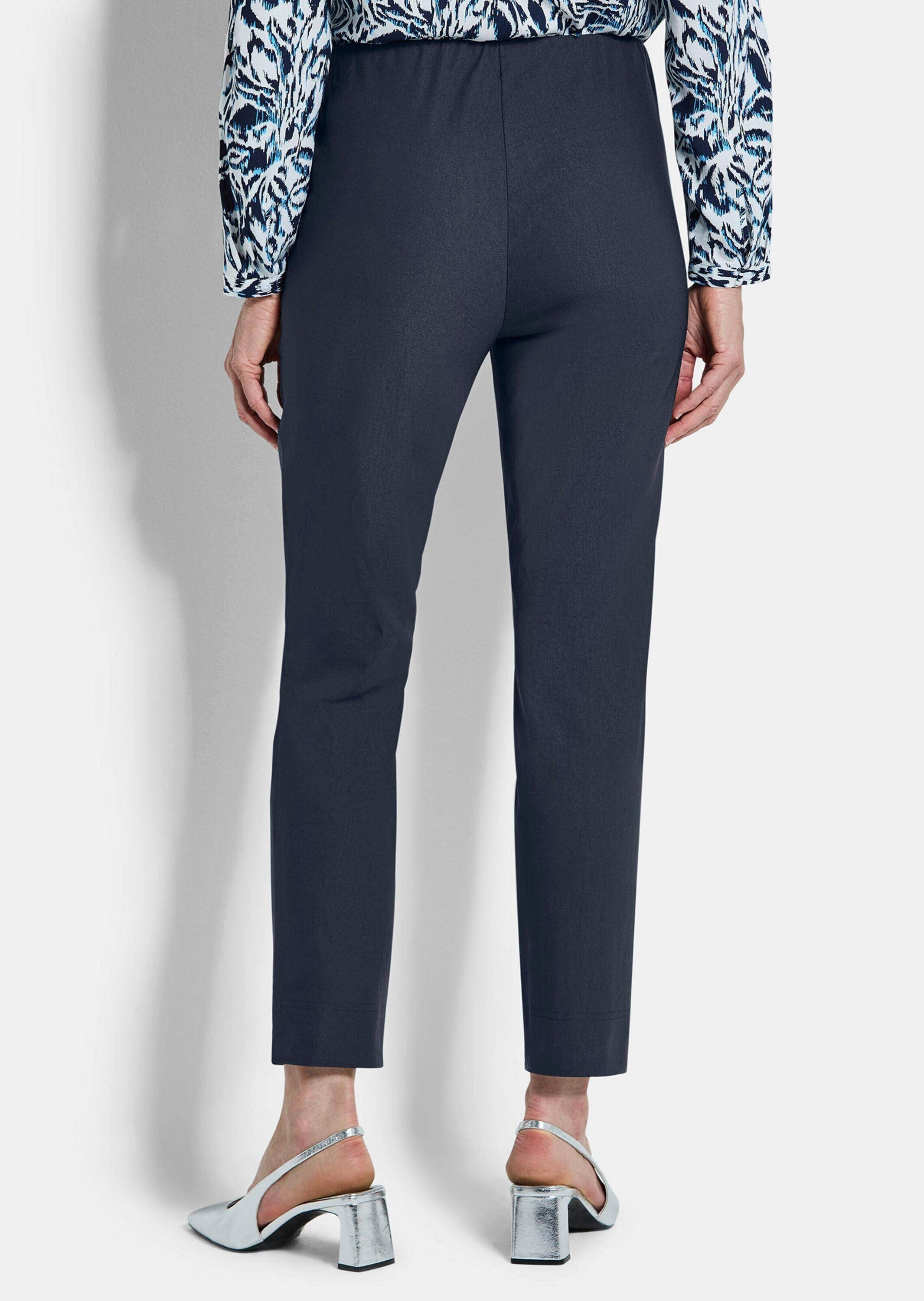 GOLDNER Stoffhose »Kurzgröße 7/8-Bengalinhose LOUISA mit Schlupfbund«