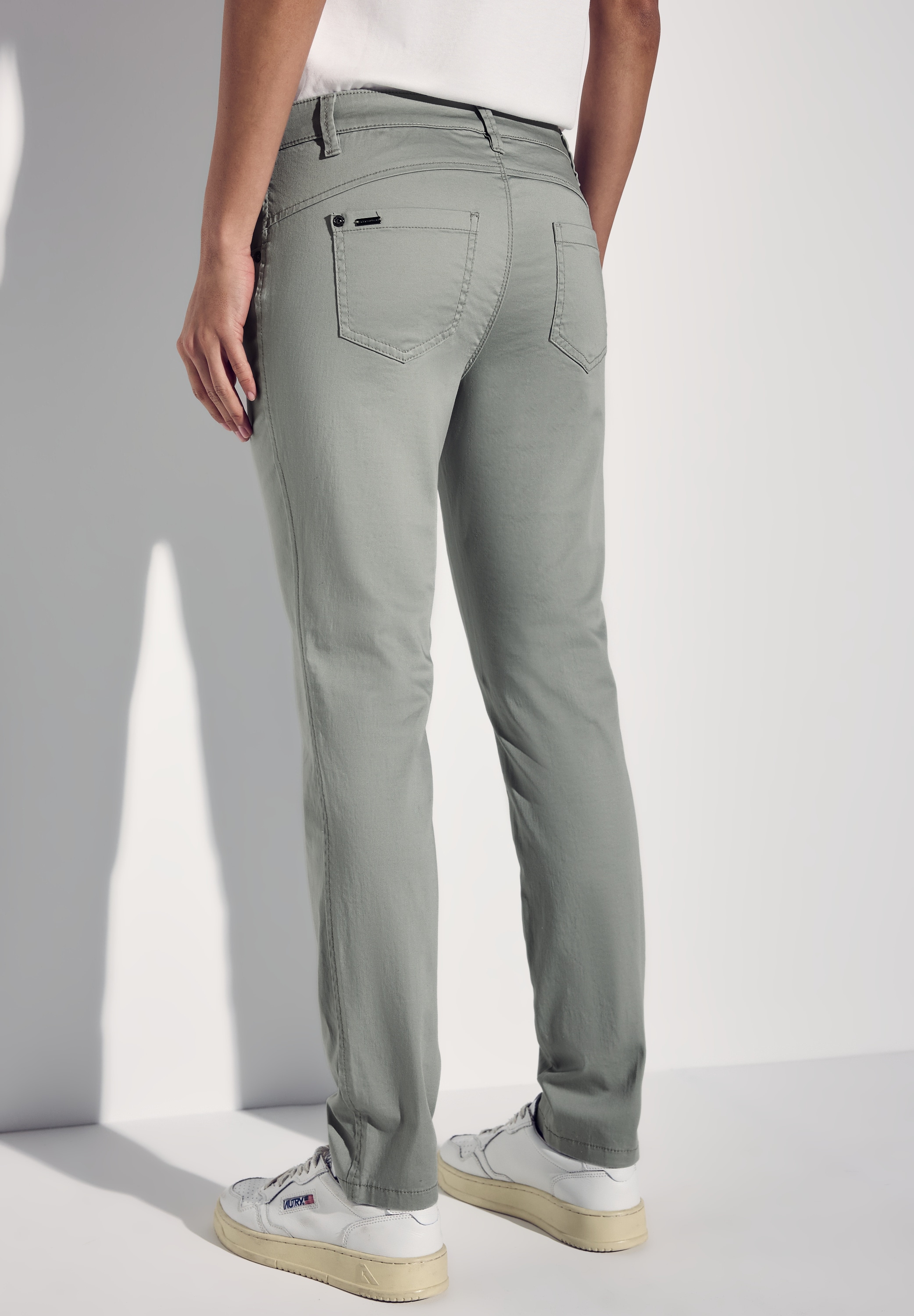 STREET ONE Chinohose, Middle Waist