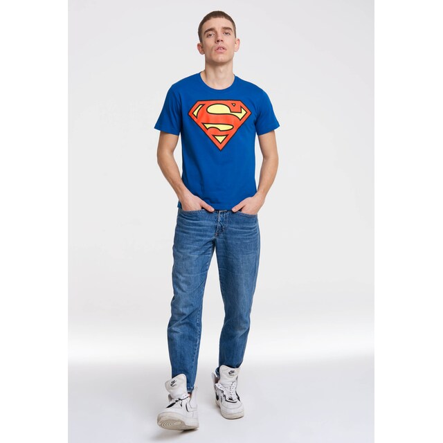 LOGOSHIRT T-Shirt »SUPERMAN - LOGO«, mit coolem Frontprint ▷ für | BAUR