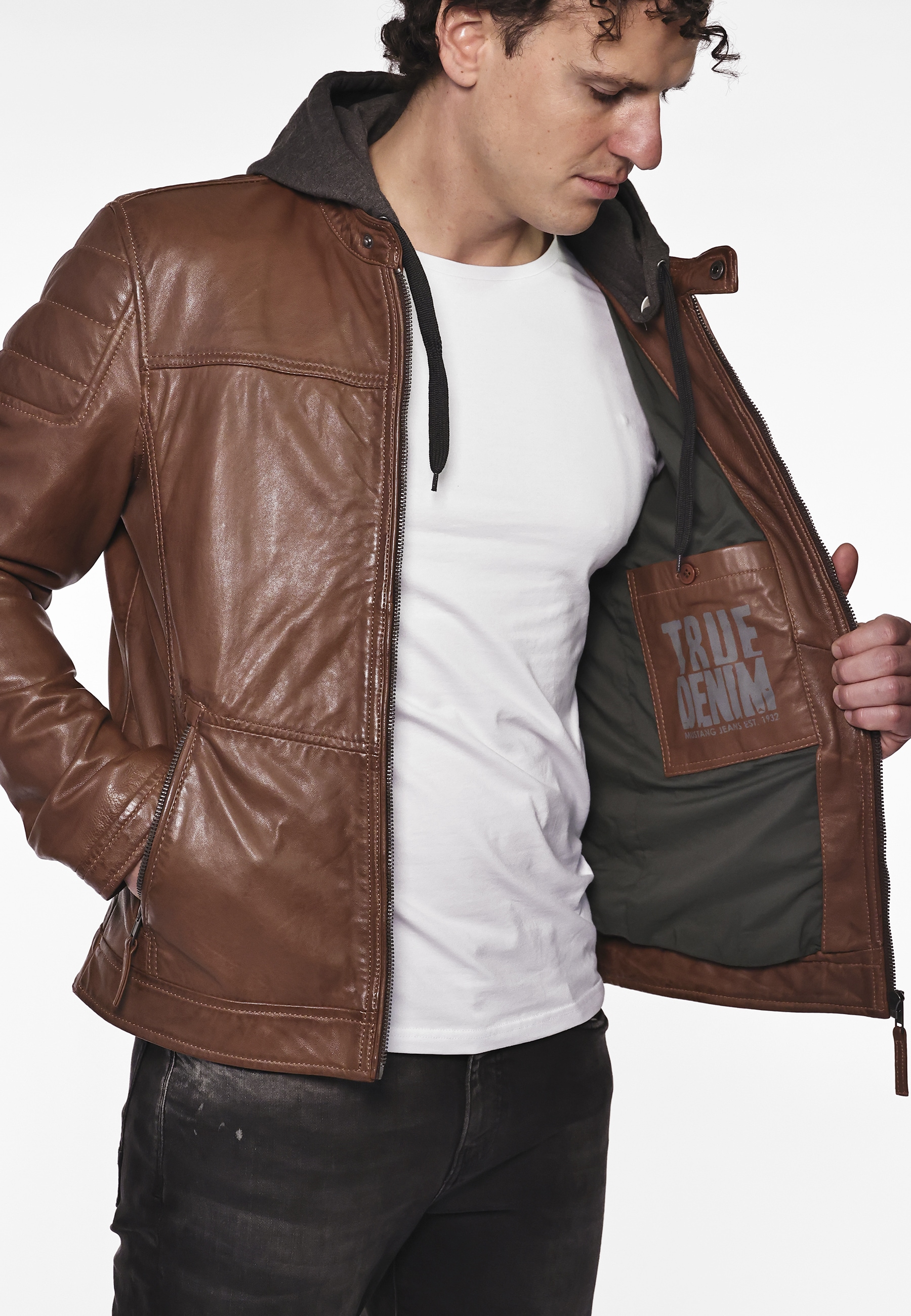 BAUR | Lederjacke kaufen »31020187« MUSTANG ▷