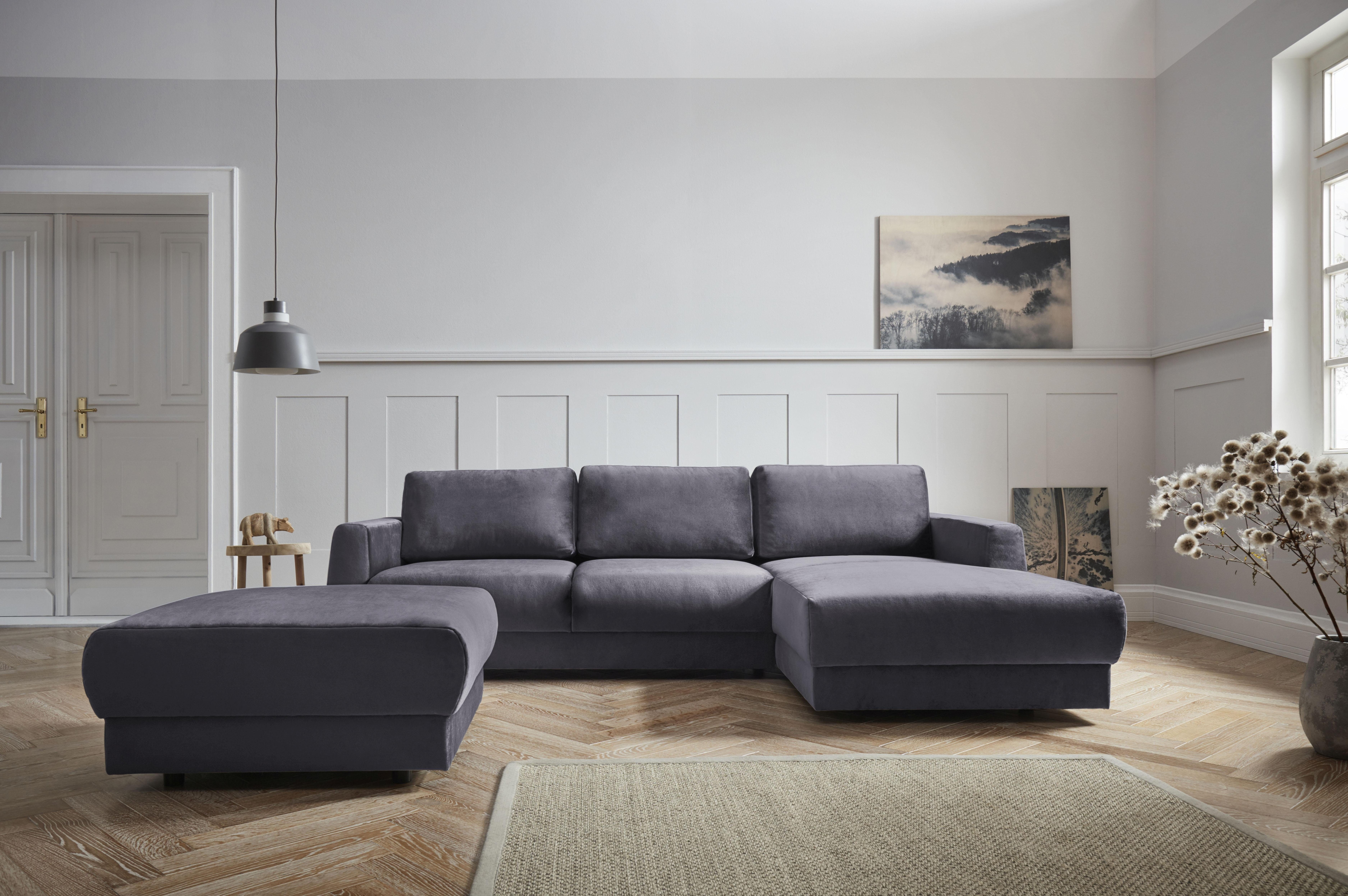 OTTO home Ecksofa "Hobro L-Form" in 3 Bezugsqualitäten in vielen Farben