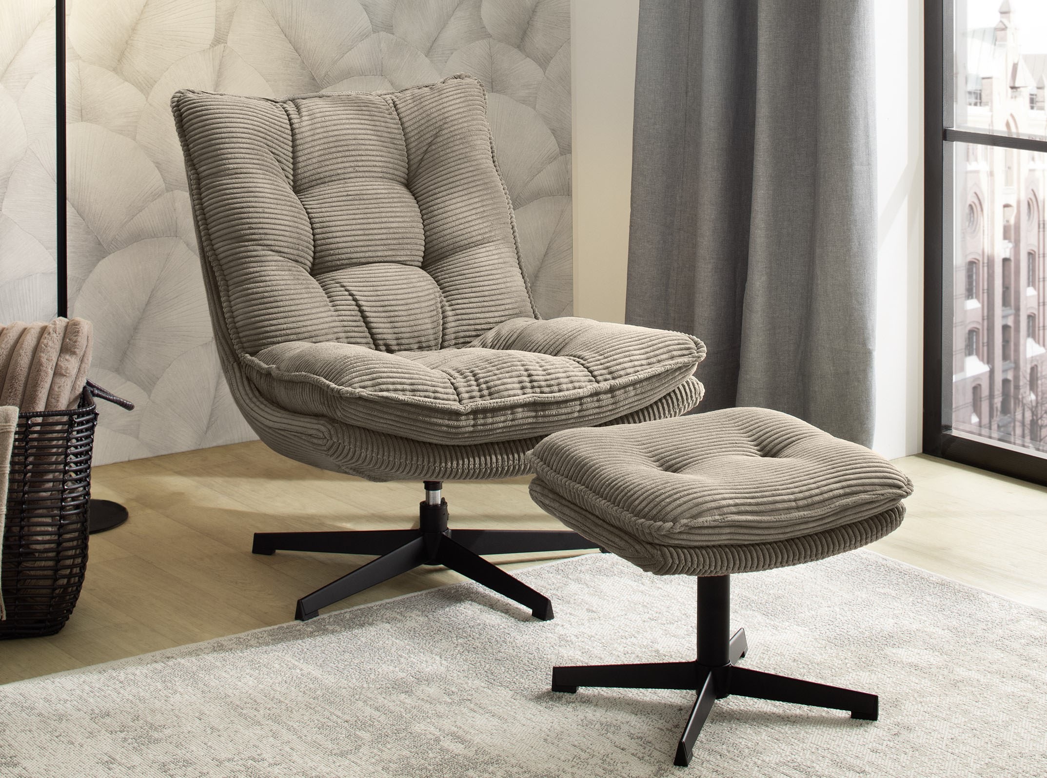 Jockenhöfer Gruppe "Kasper, B: 76 cm, Sitzhöhe: 47 cm" Set: mit Hocker, 360 günstig online kaufen