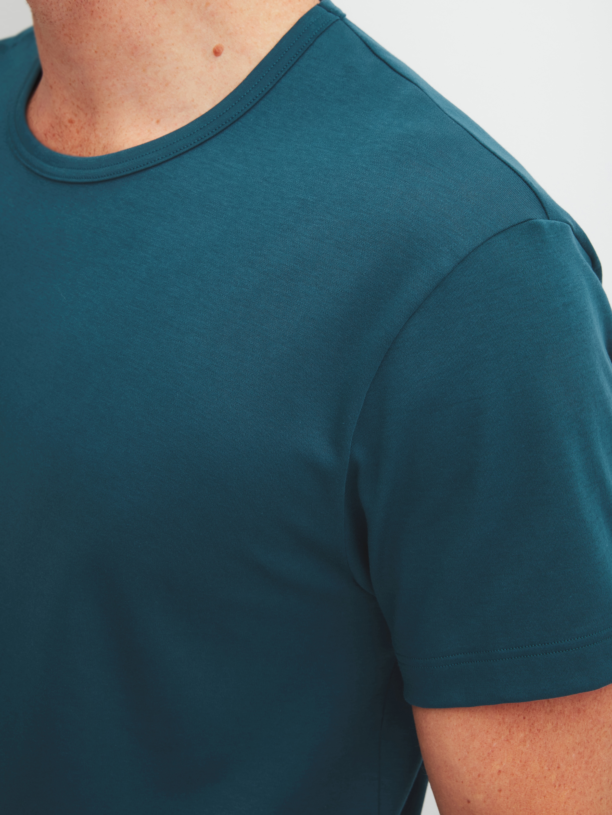 CALIDA Pyjama »Relax Streamline 1« 2 tlg. mit Rundhalsausschnitt und kurzem Arm, weich, Interlock Qualität