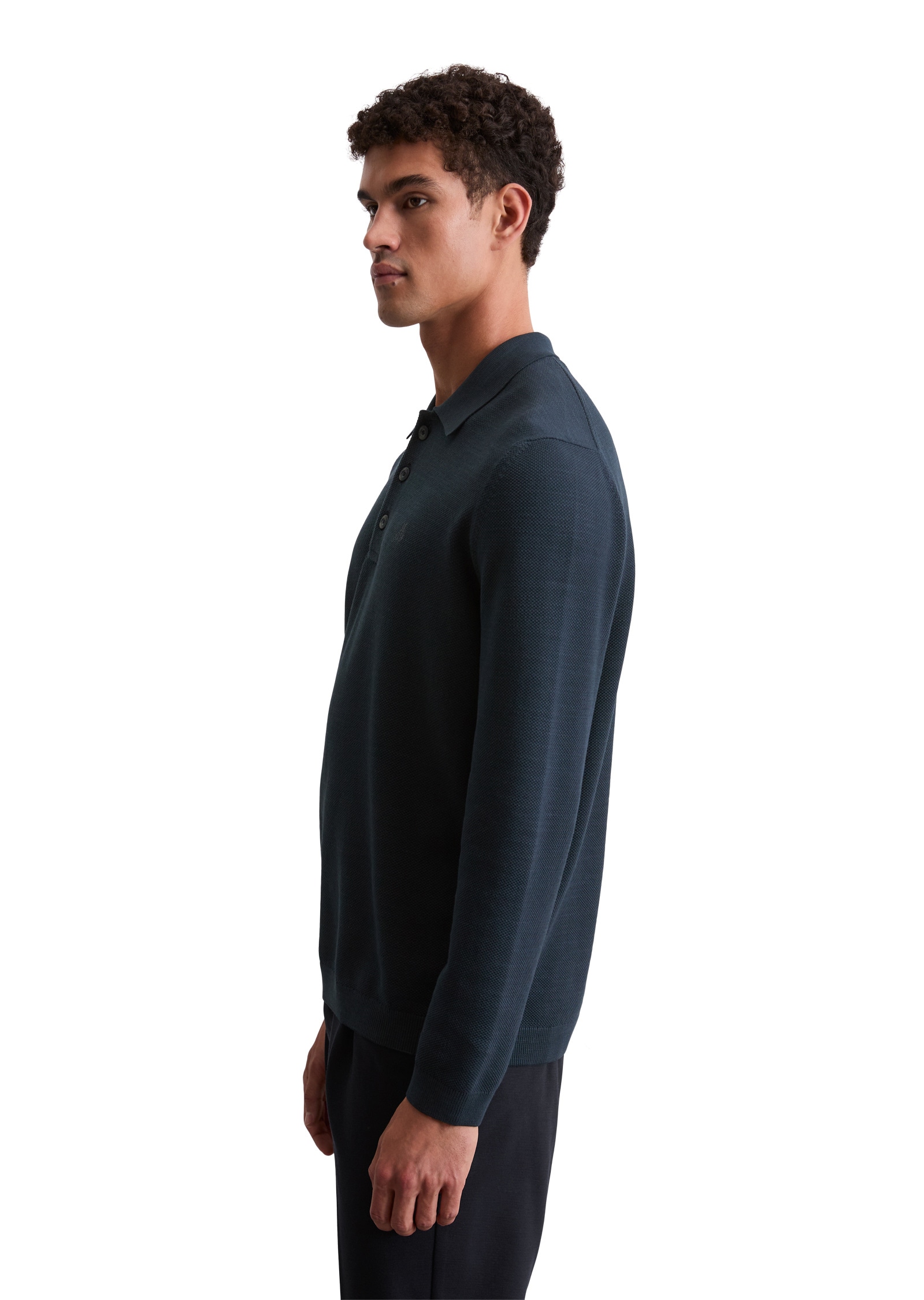 Marc O'Polo Rollkragenpullover »aus feinem Bio-Baumwoll-Piqué«