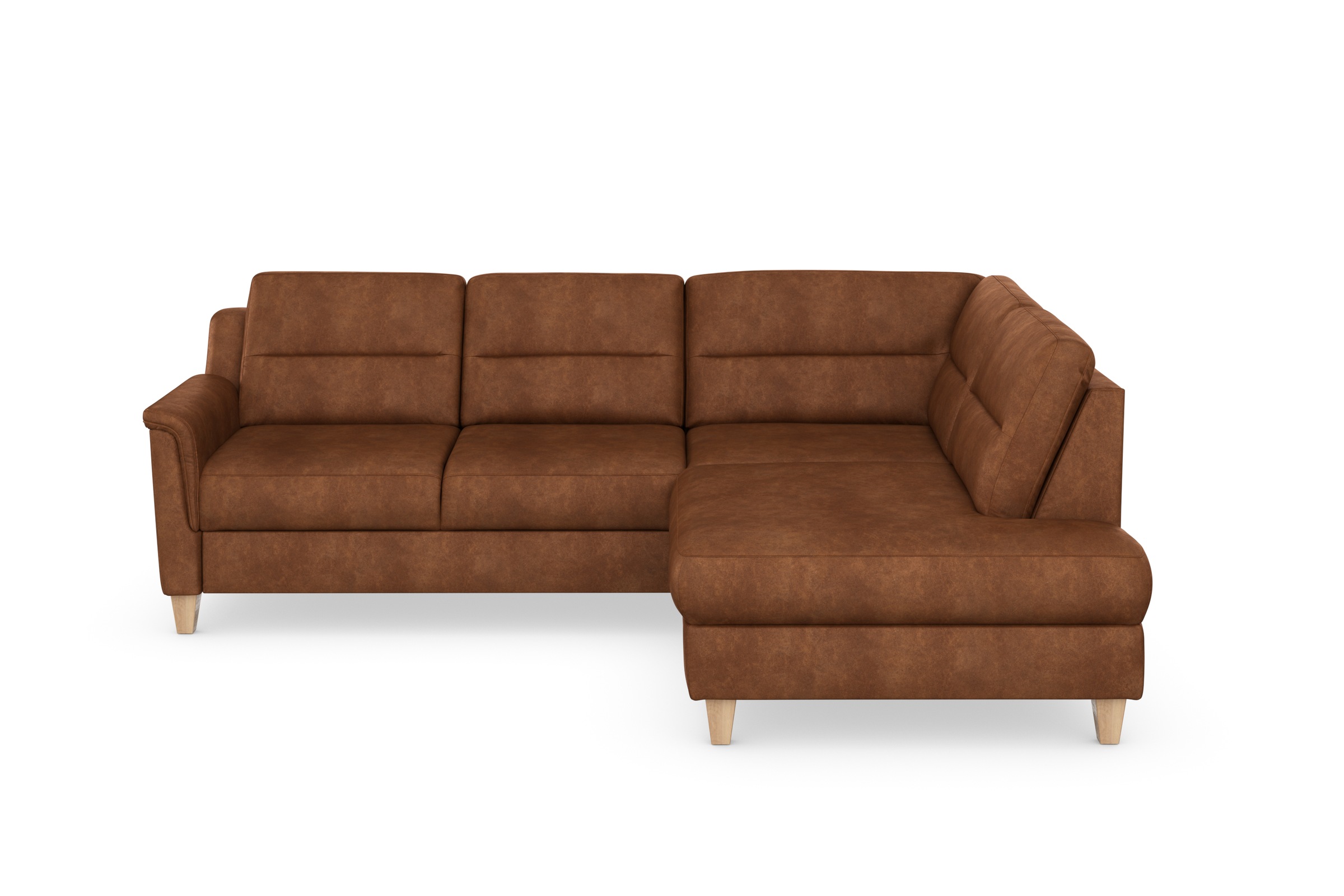 sit&more Ecksofa "Farö L-Form", inklusive Federkern, wahlweise mit Bettfunk günstig online kaufen