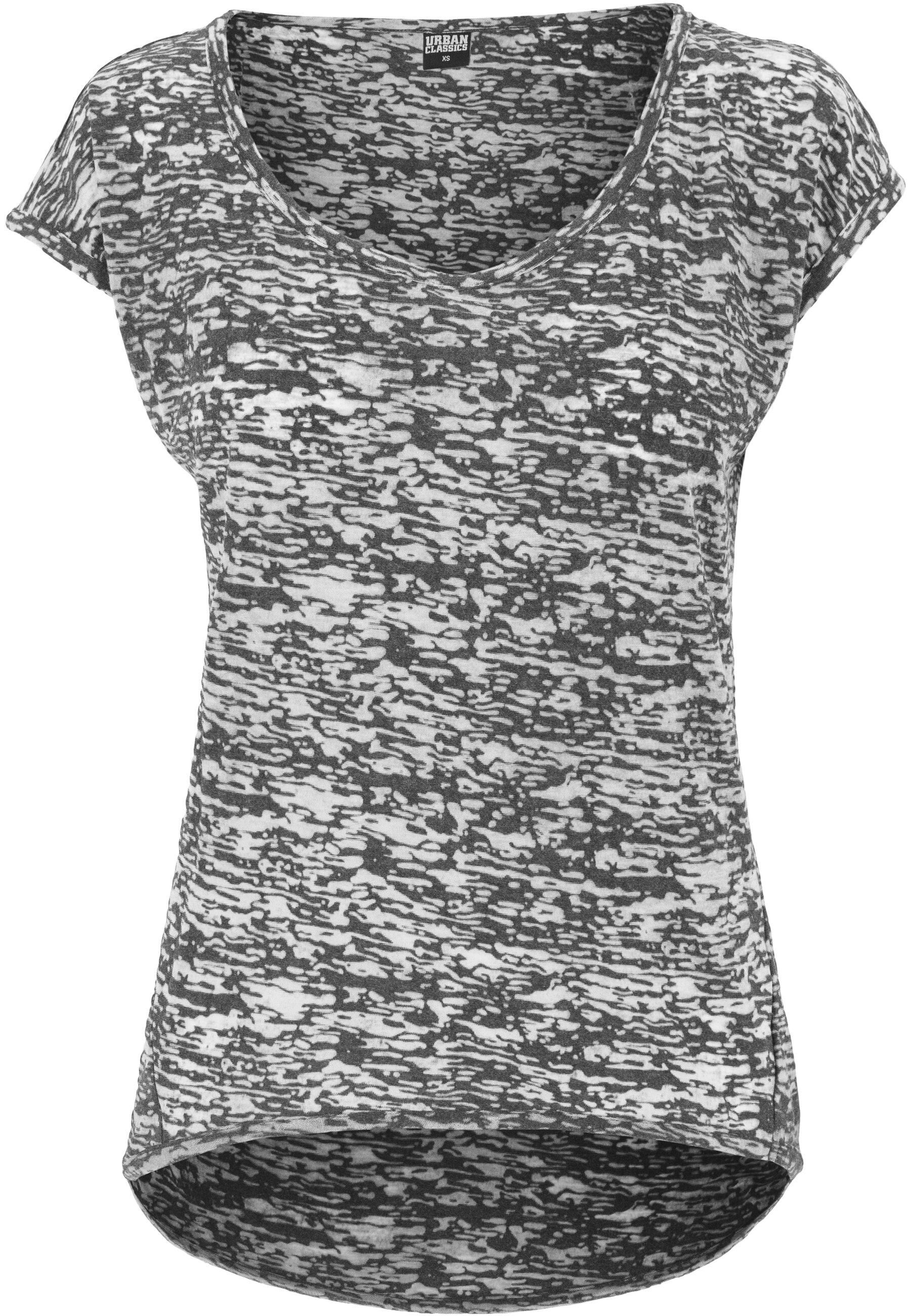 URBAN CLASSICS T-Shirt »Urban Classics Damen Ladies Burnout Tee«, (1 tlg.)