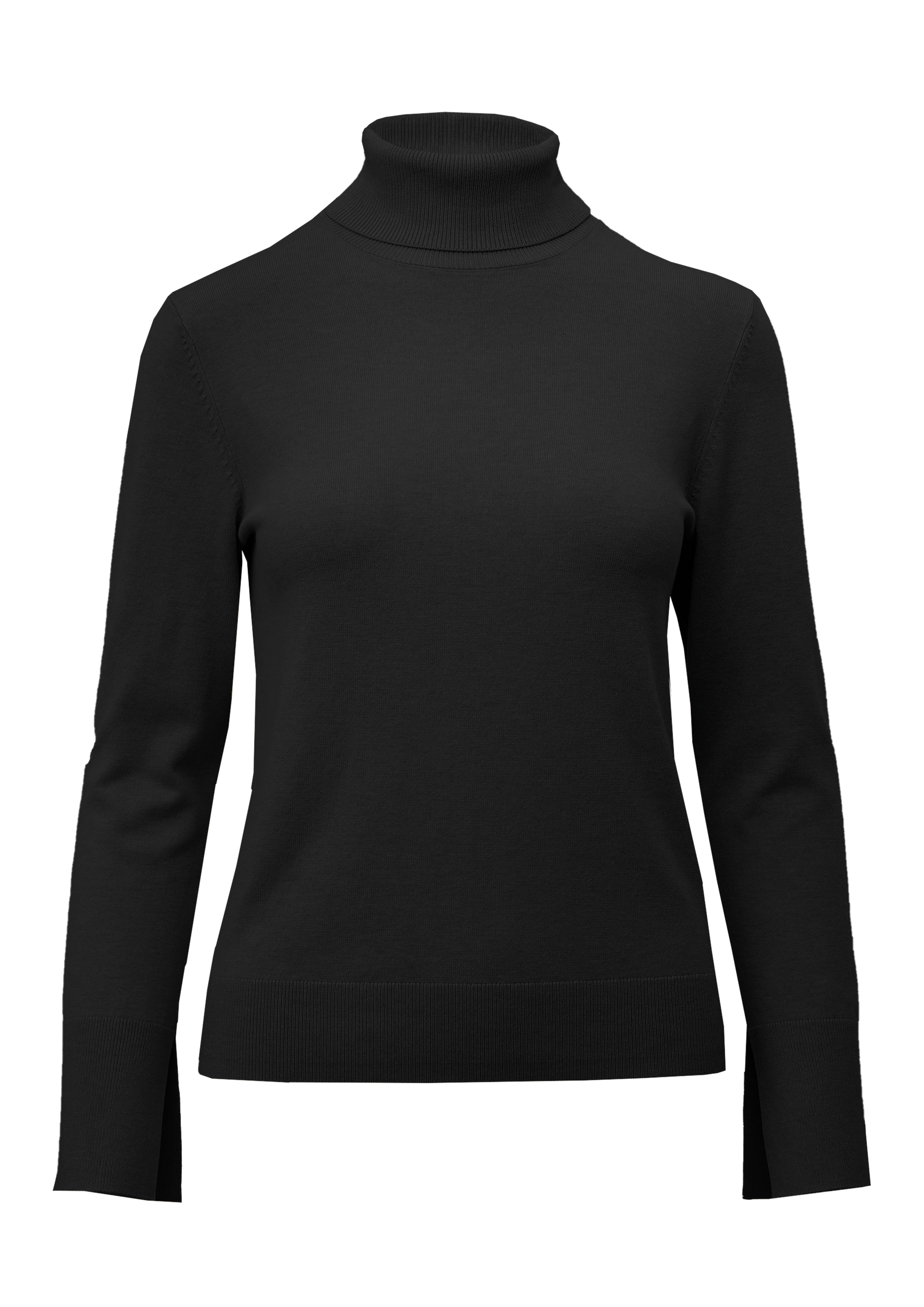 s.Oliver BLACK LABEL Rollkragenpullover, in melierter Optik