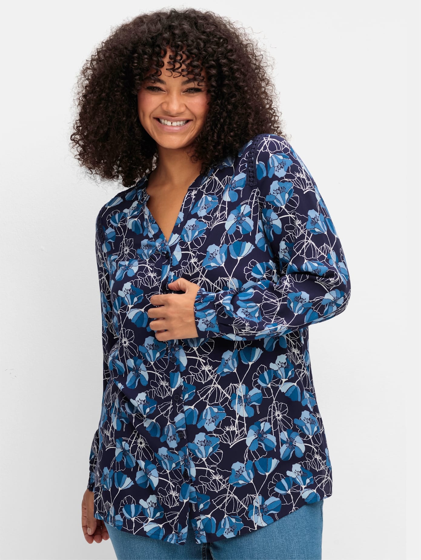 Sheego Druckbluse günstig online kaufen