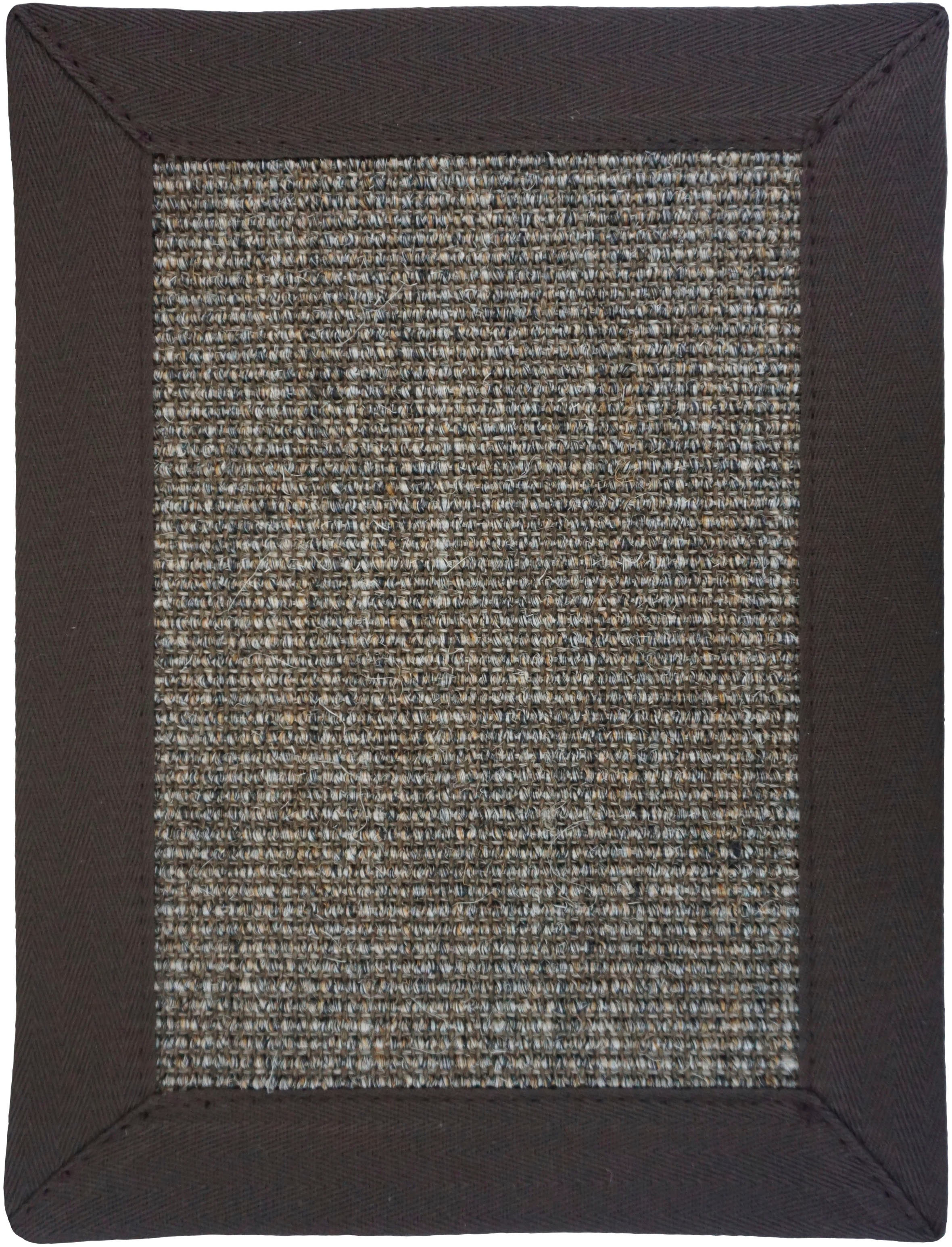 Sisalteppich ASTRA "Salvador" Gr. 6, braun (nussbraun), B:165cm H:6mm L:235cm, Sisal, Teppiche, Sisalteppich, echtes Sisalprodukt, Wohnzimmer