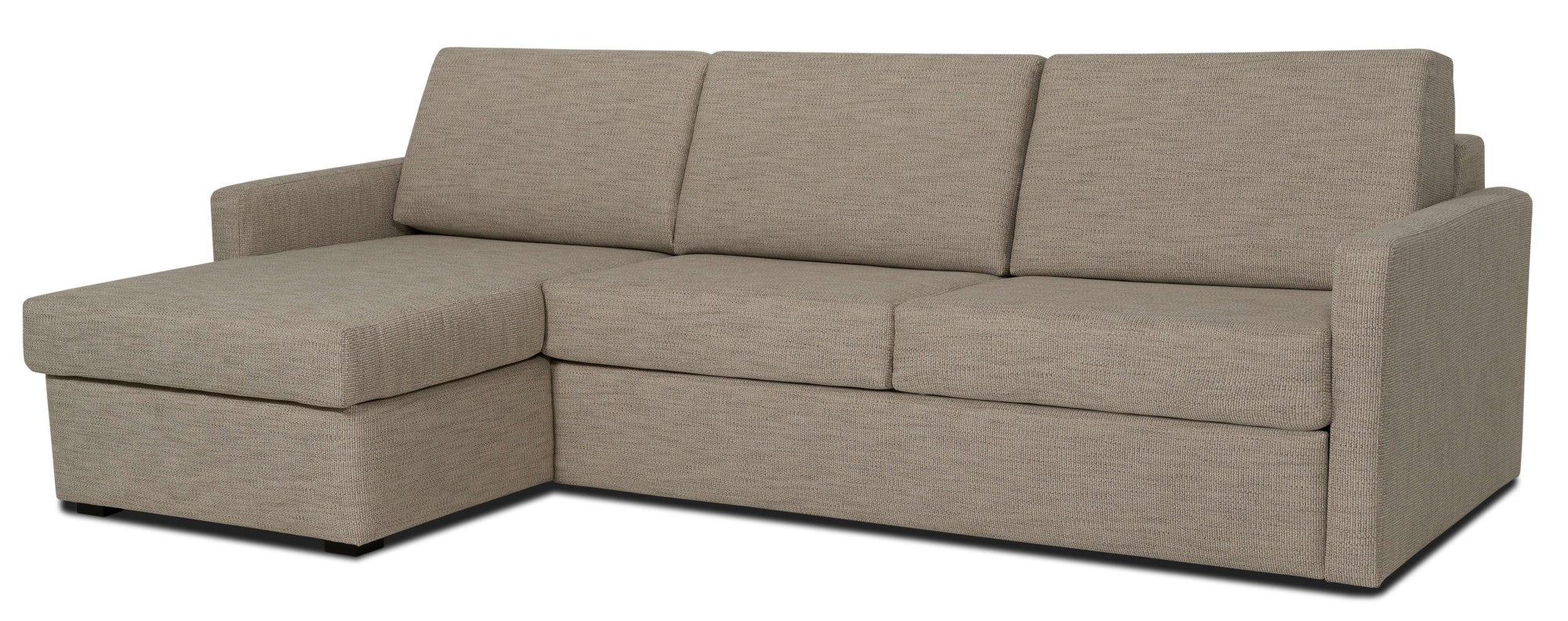 Places of Style Schlafsofa »GOLDPOINT Ecksofa 264 cm, Liegefläche (140/200cm), L-Form,«, Bettfunktion, Bonell-Federkernmatratze und Dauerschläfer-Funktion
