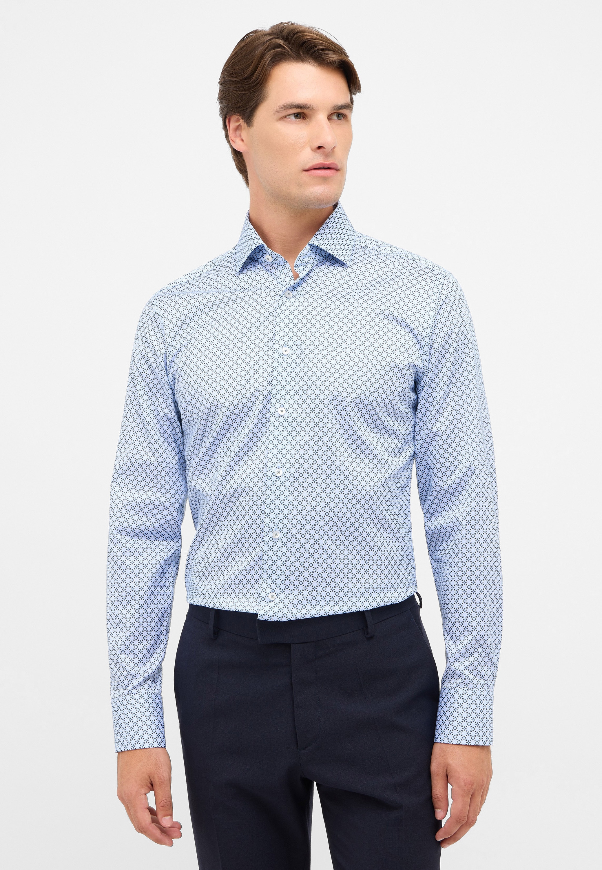 Eterna Langarmhemd "SLIM FIT", NON IRON (bügelfrei) günstig online kaufen
