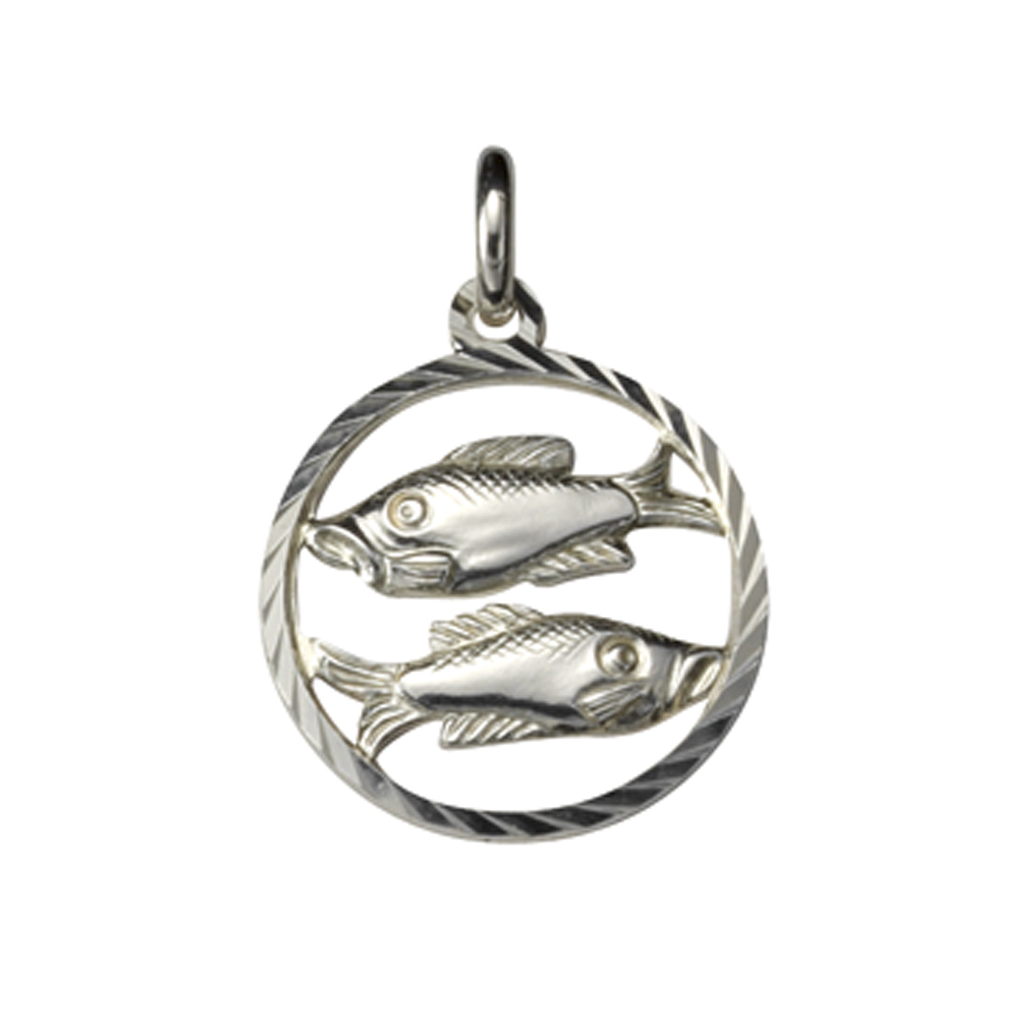 Vivance Kettenanhänger »925/- Sterling Silber Sternzeichen Fische« online  bestellen | BAUR